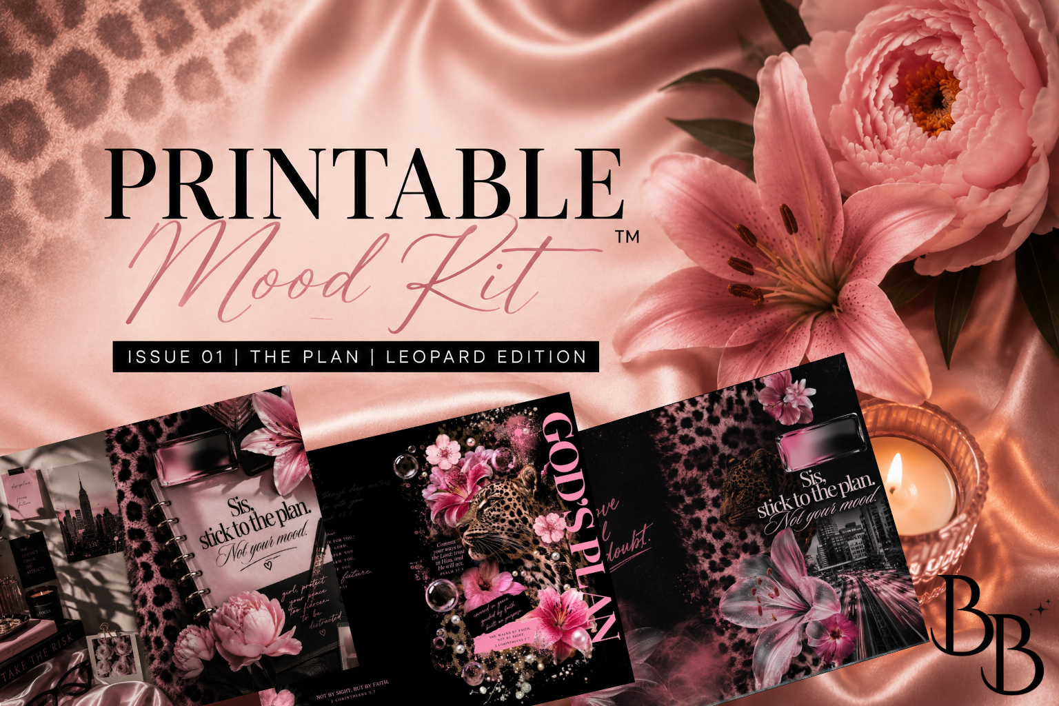 Printable Mood Kit™ — Issue 01 | The Plan | Leopard Edition