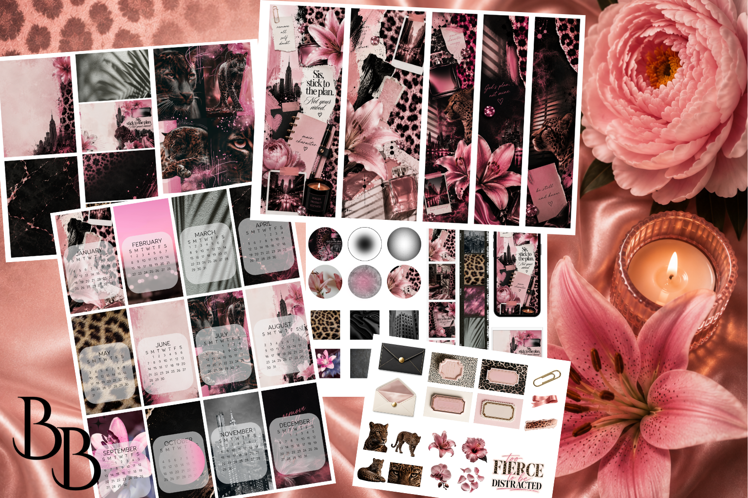 Printable Mood Kit™ — Issue 01 | The Plan | Leopard Edition