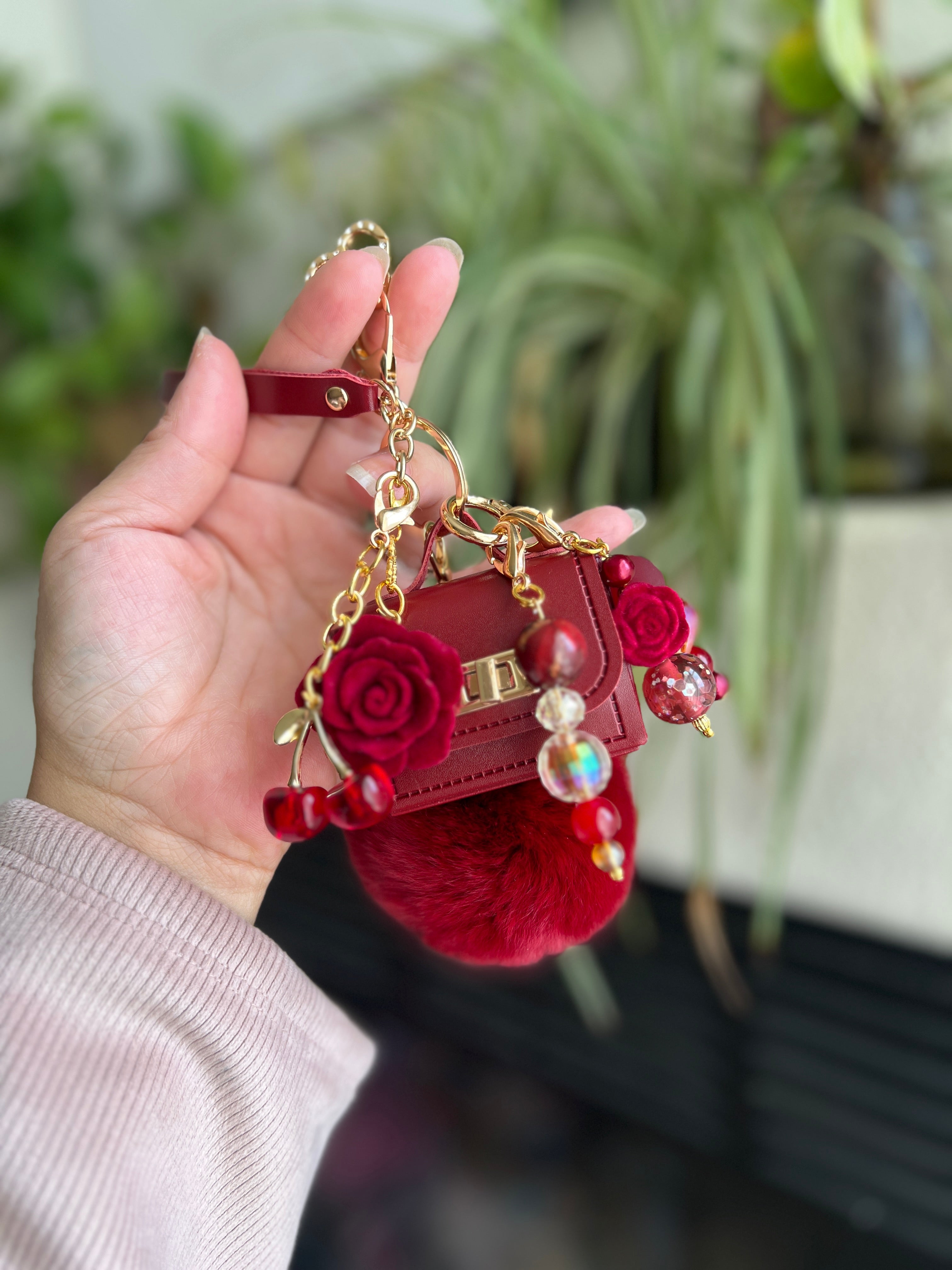 Luxe Mini Purse Charm – Multi-Use Keychain