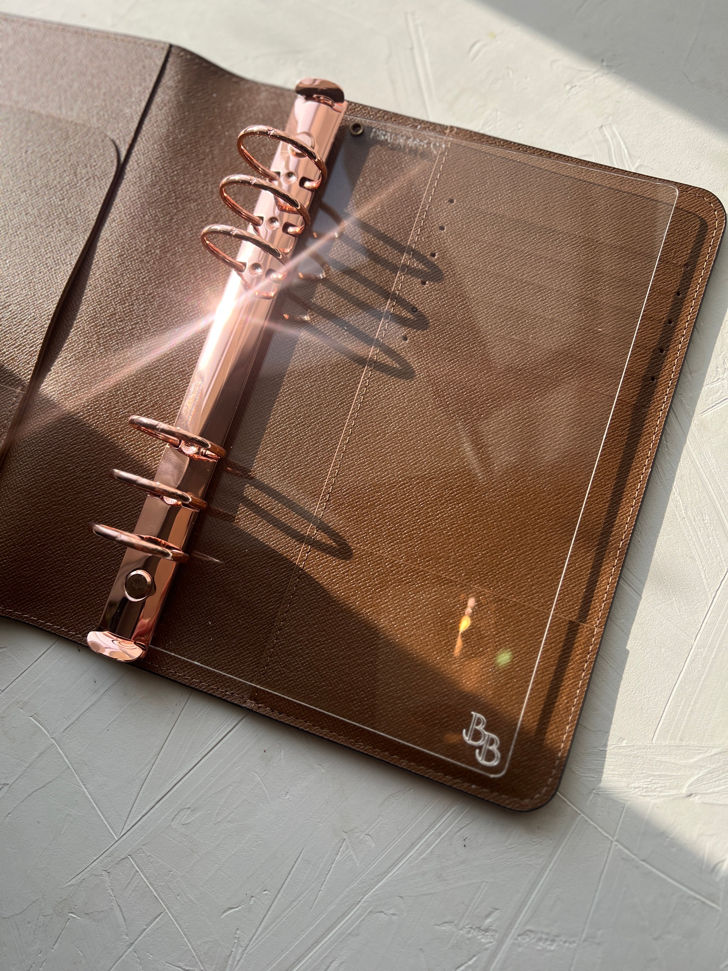 Signature Acrylic Planner Insert™ | Luxury Ring Planner Accessory
