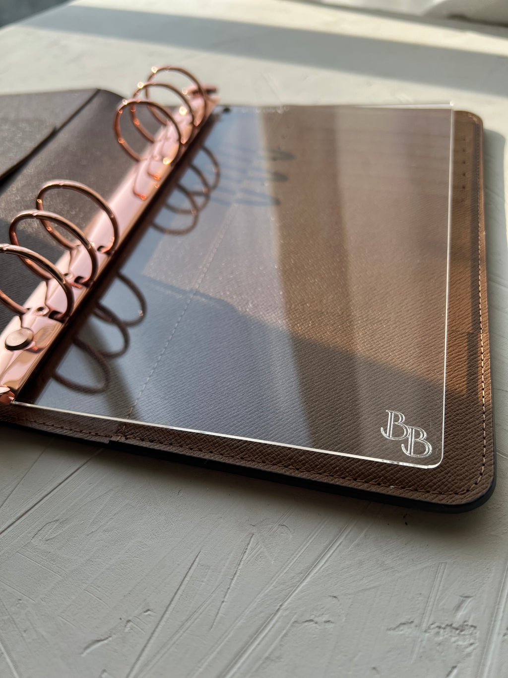 Signature Acrylic Planner Insert™ | Luxury Ring Planner Accessory