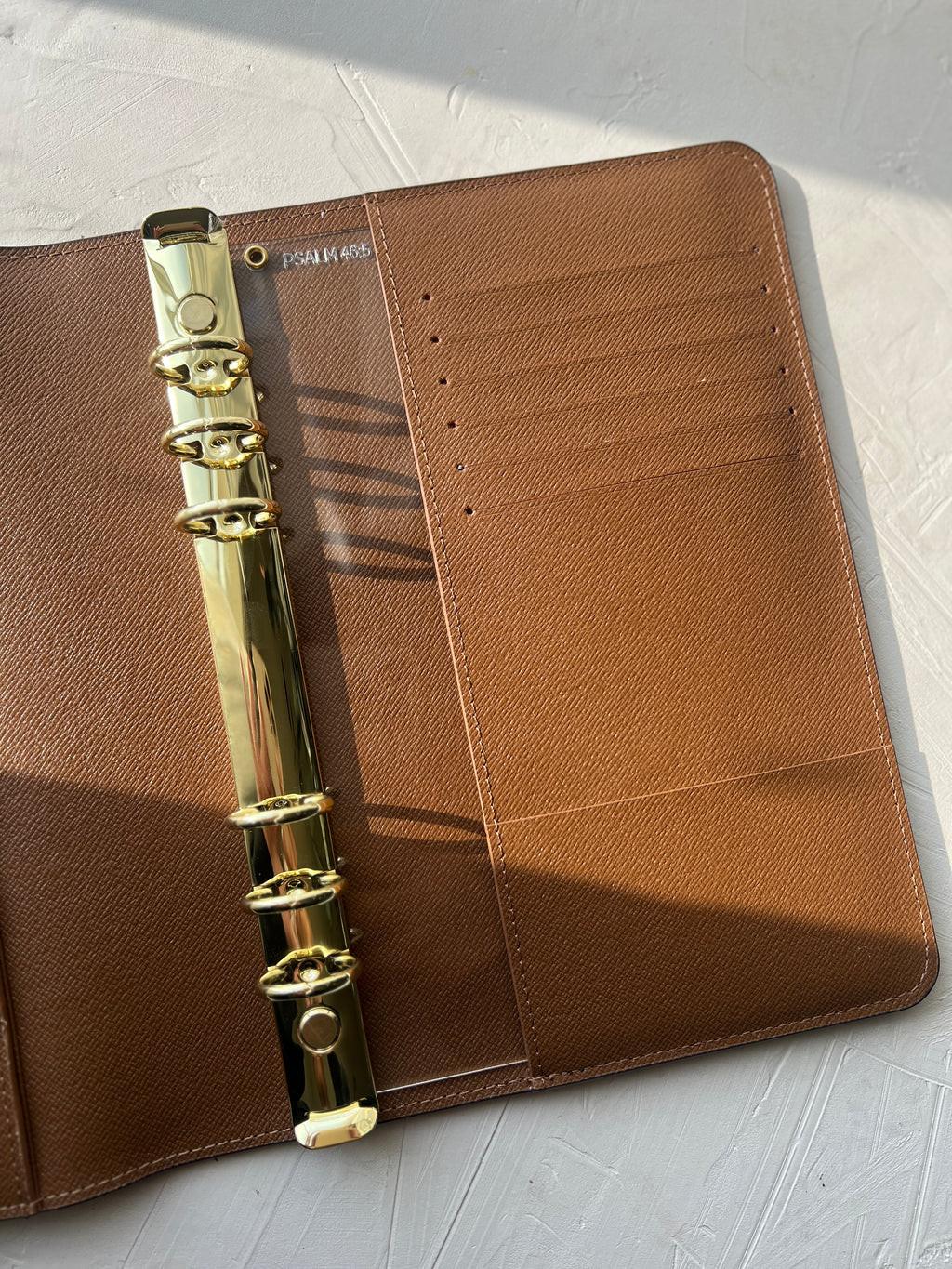 Signature Acrylic Planner Insert™ | Luxury Ring Planner Accessory