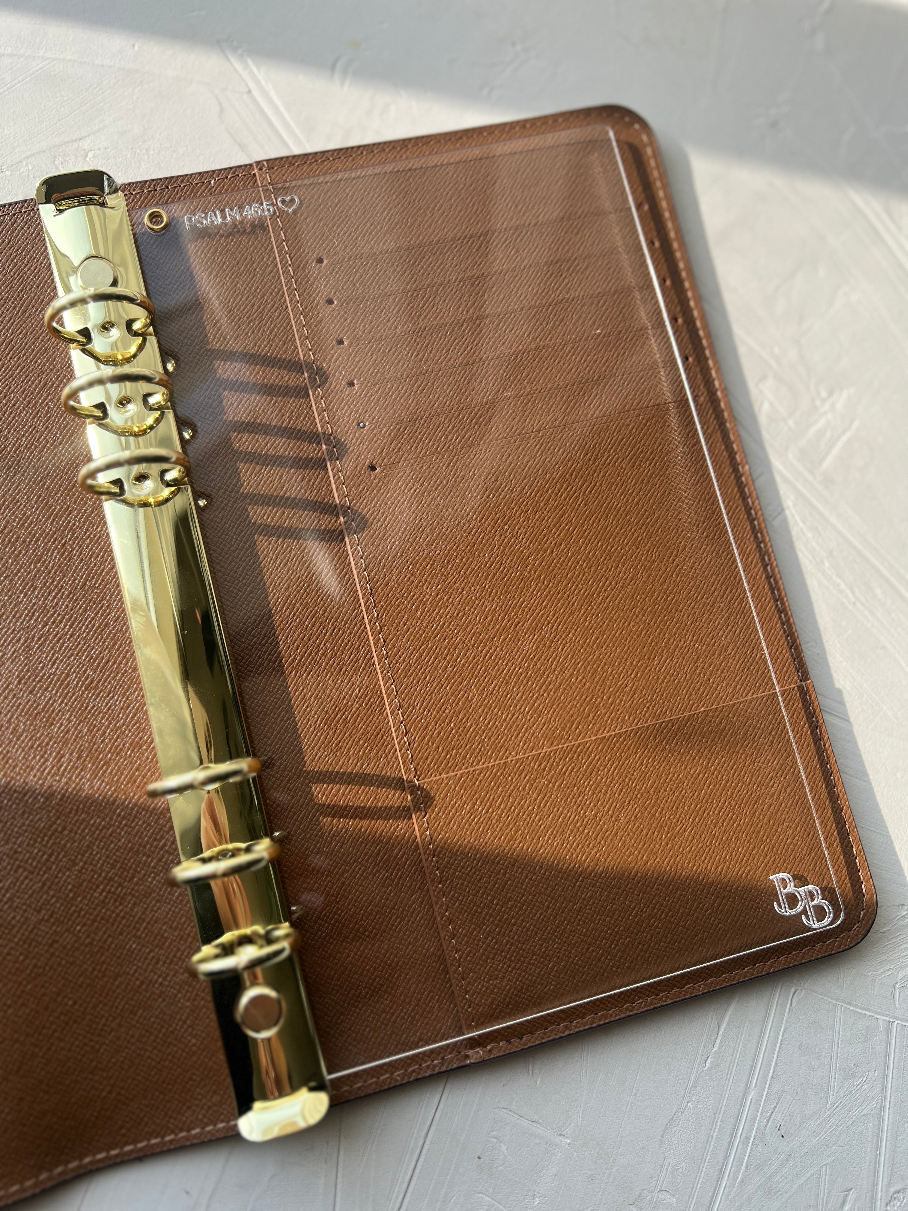 Signature Acrylic Planner Insert™ | Luxury Ring Planner Accessory
