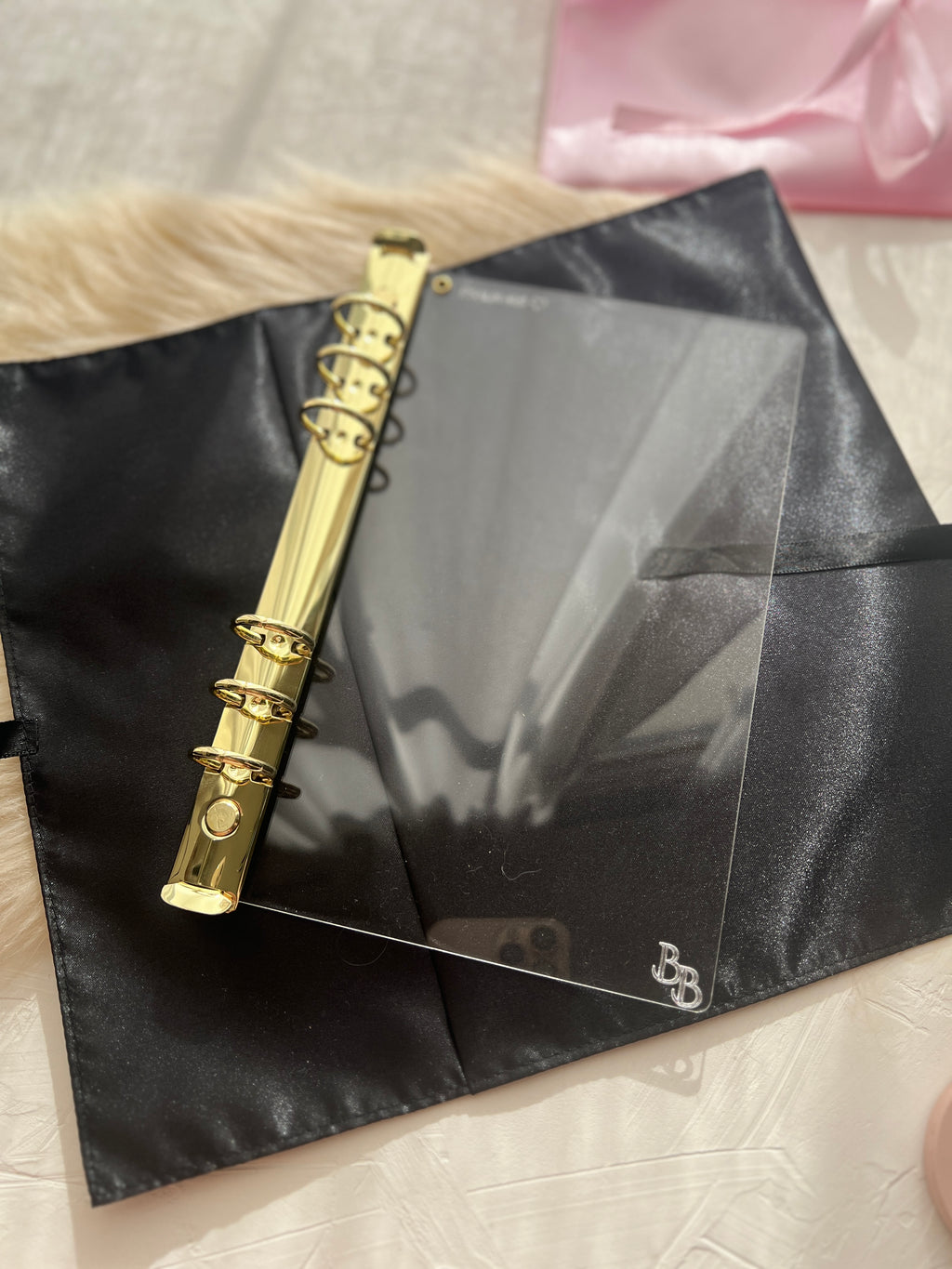Signature Acrylic Planner Insert™ | Luxury Ring Planner Accessory