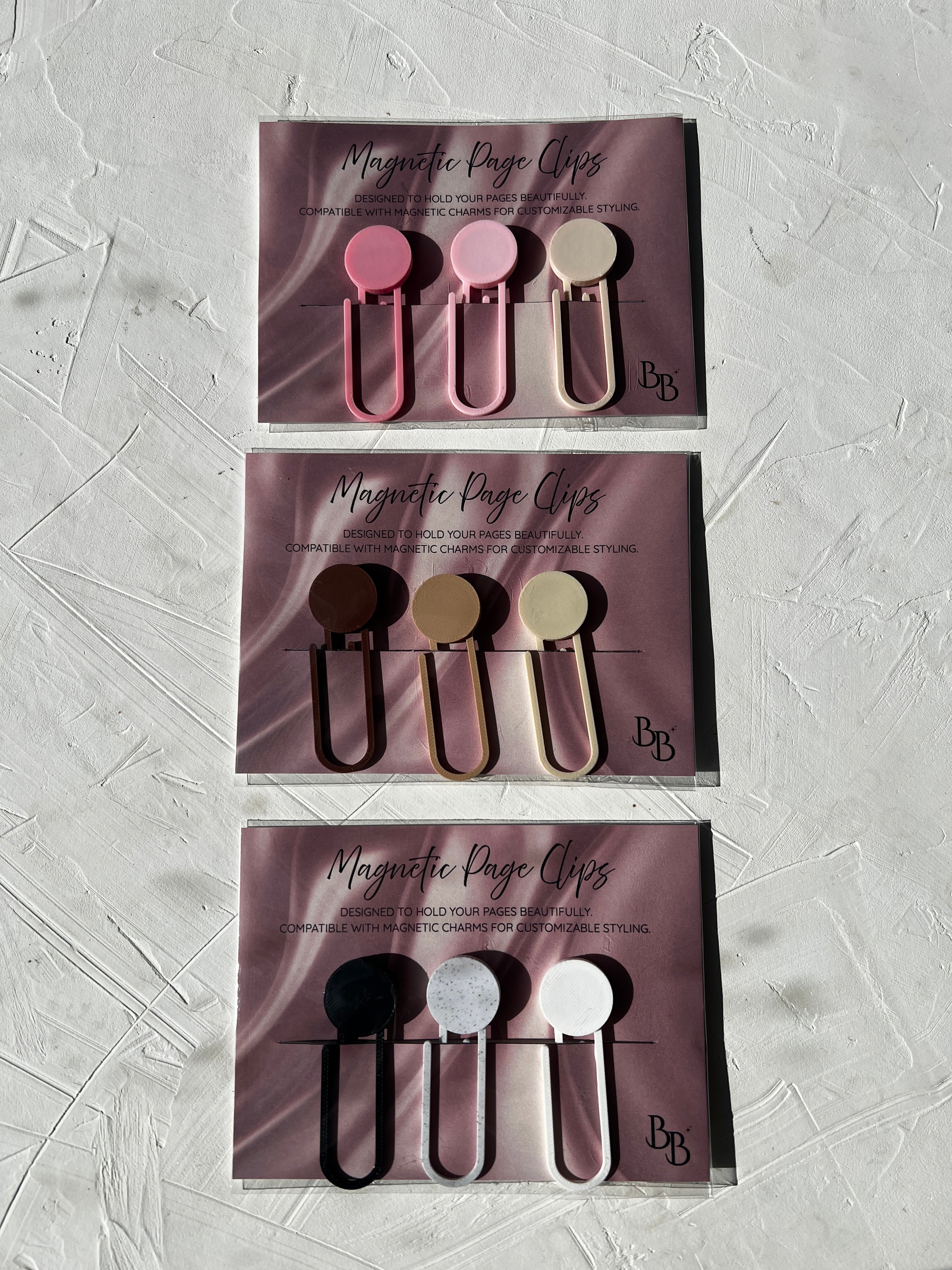 Magnetic Page Clips – Set of 3