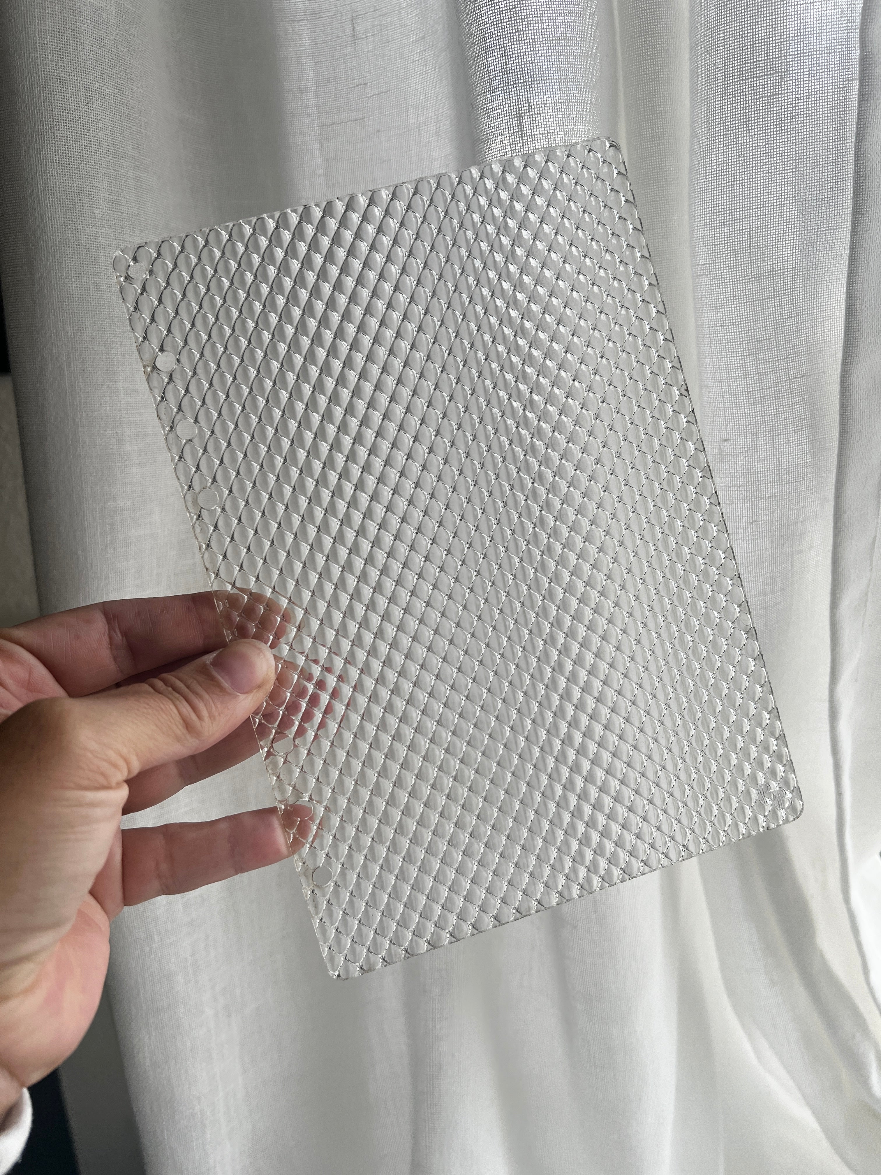 Textured Clear Acrylic Dashboard