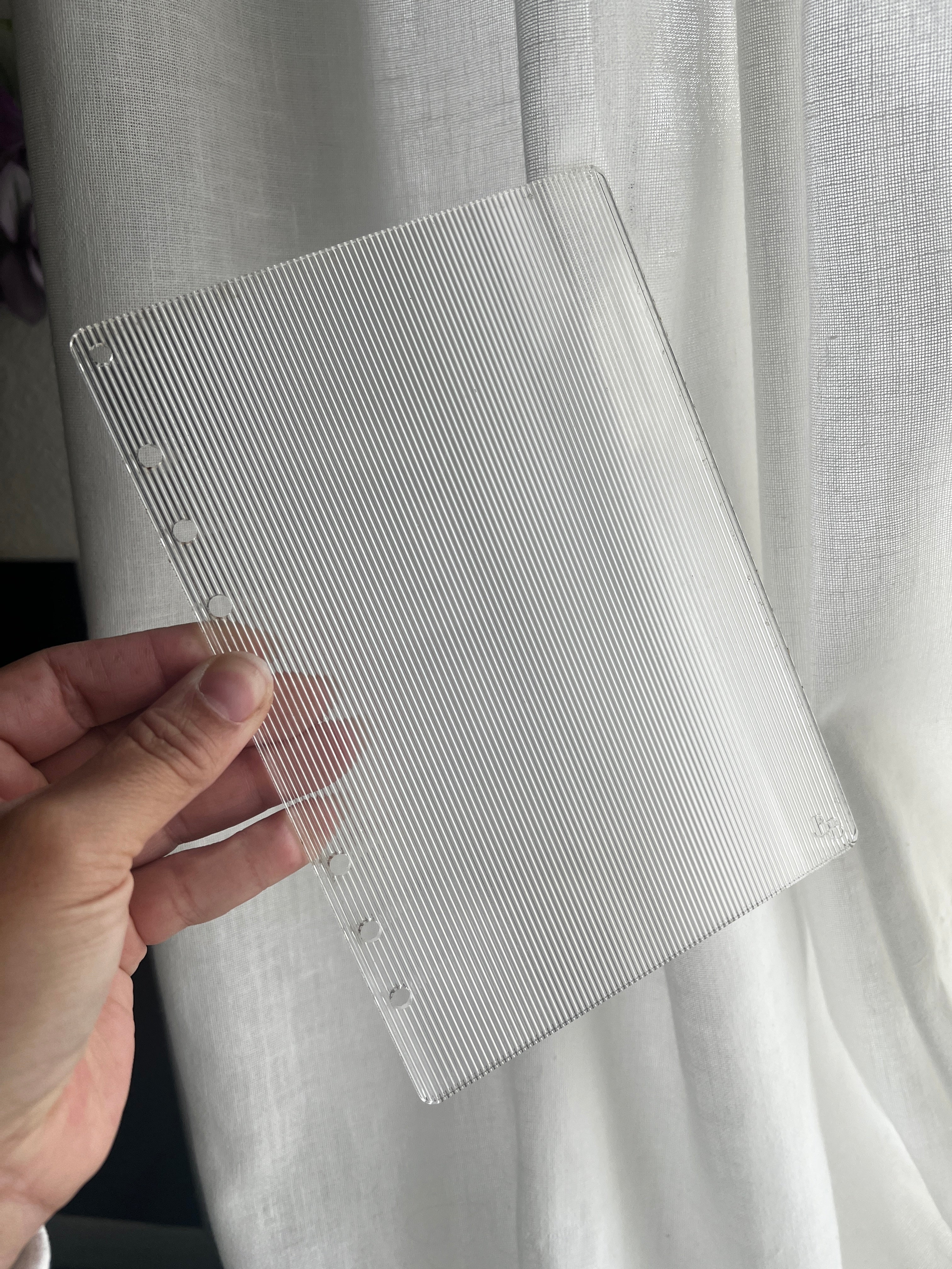 Textured Clear Acrylic Dashboard