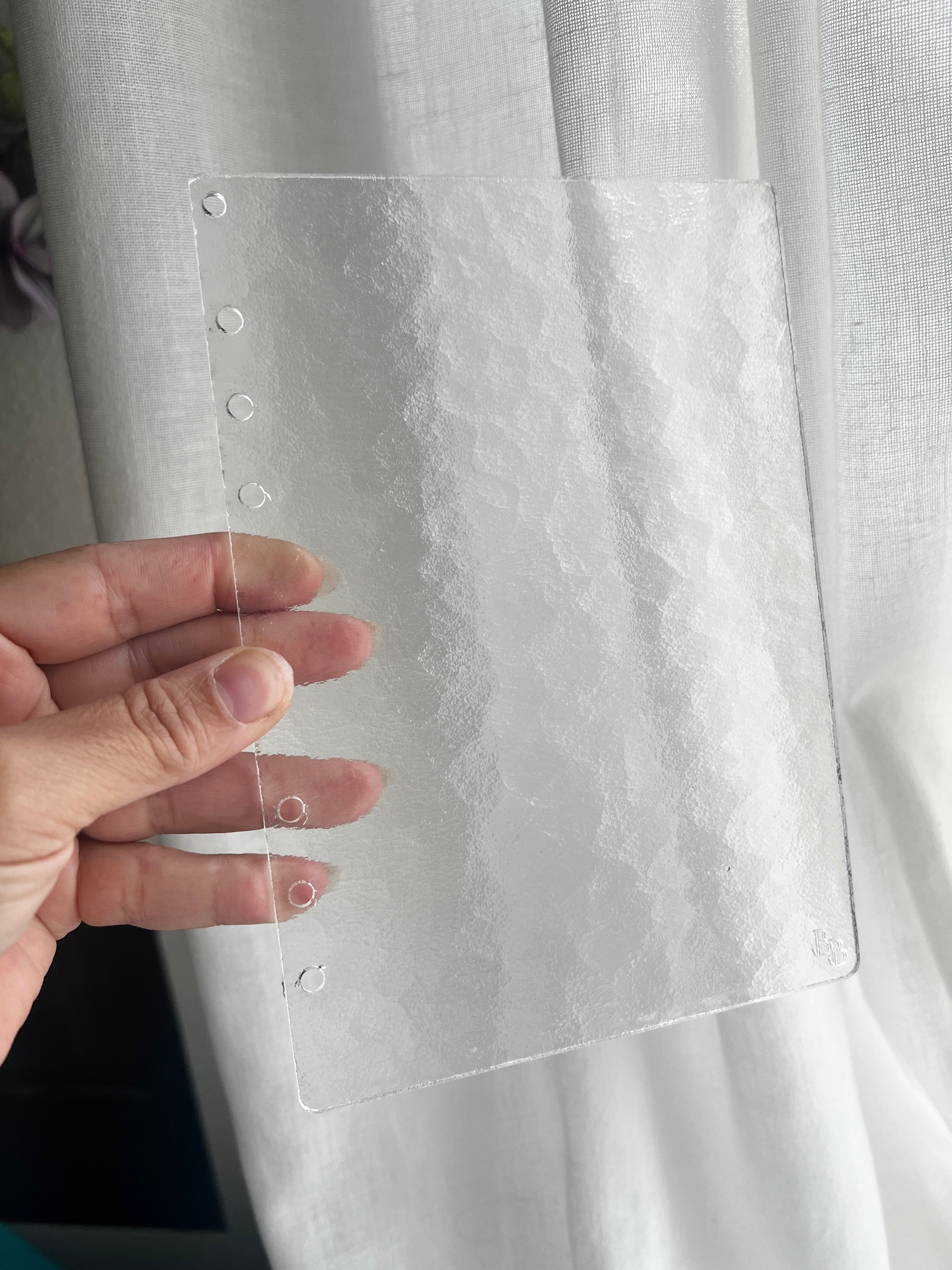 Textured Clear Acrylic Dashboard