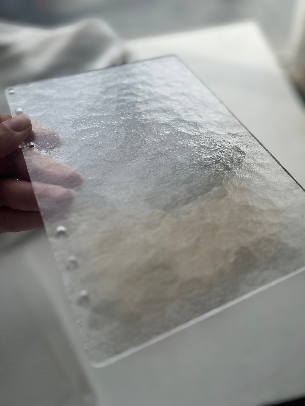 Textured Clear Acrylic Dashboard