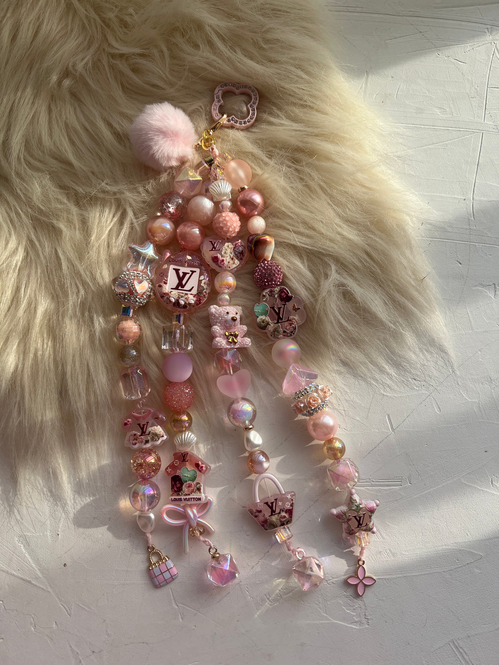 4-Strand Luxe Charm | Statement Planner & Purse Charm