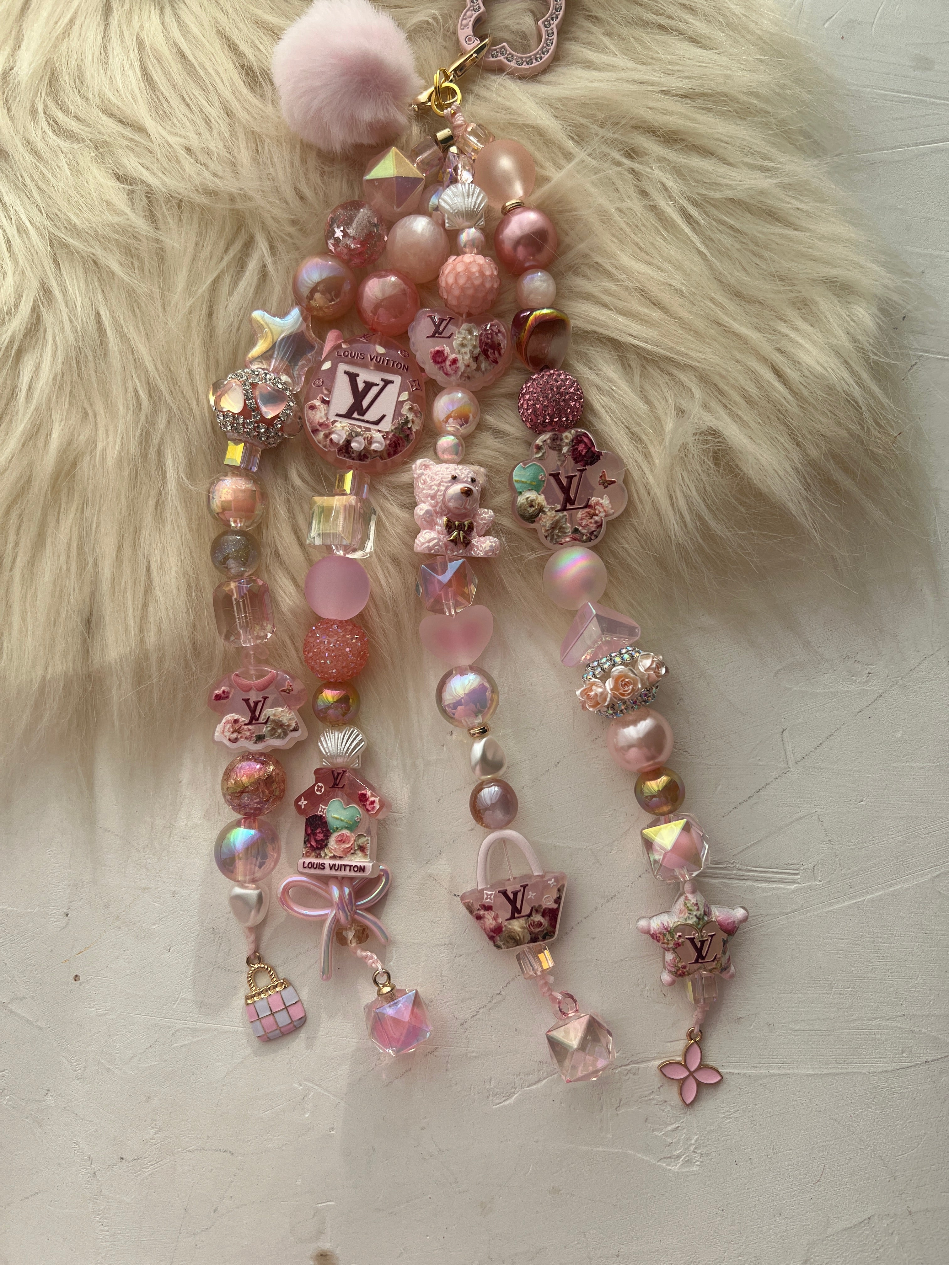 4-Strand Luxe Charm | Statement Planner & Purse Charm