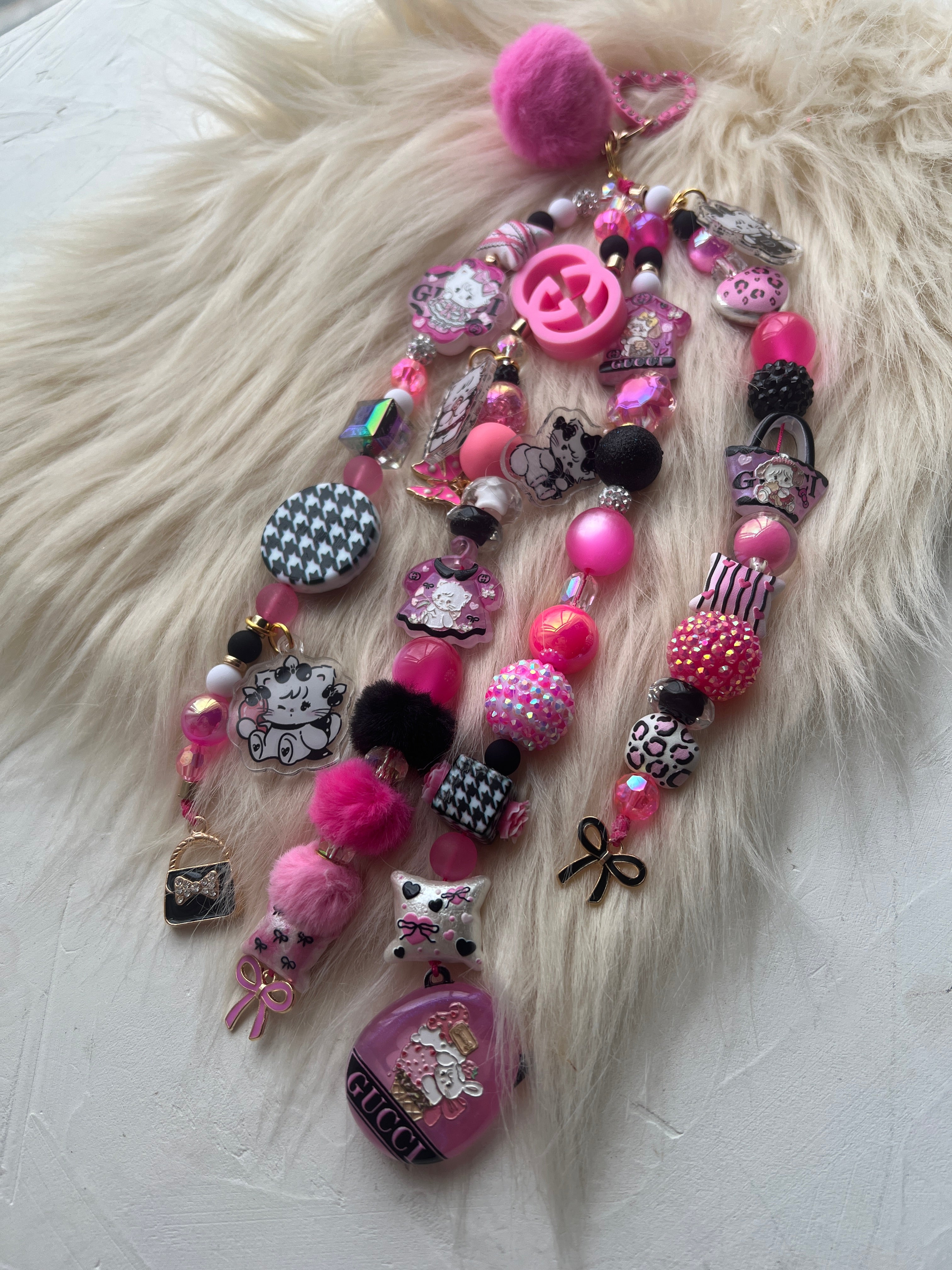 4-Strand Luxe Charm | Statement Planner & Purse Charm