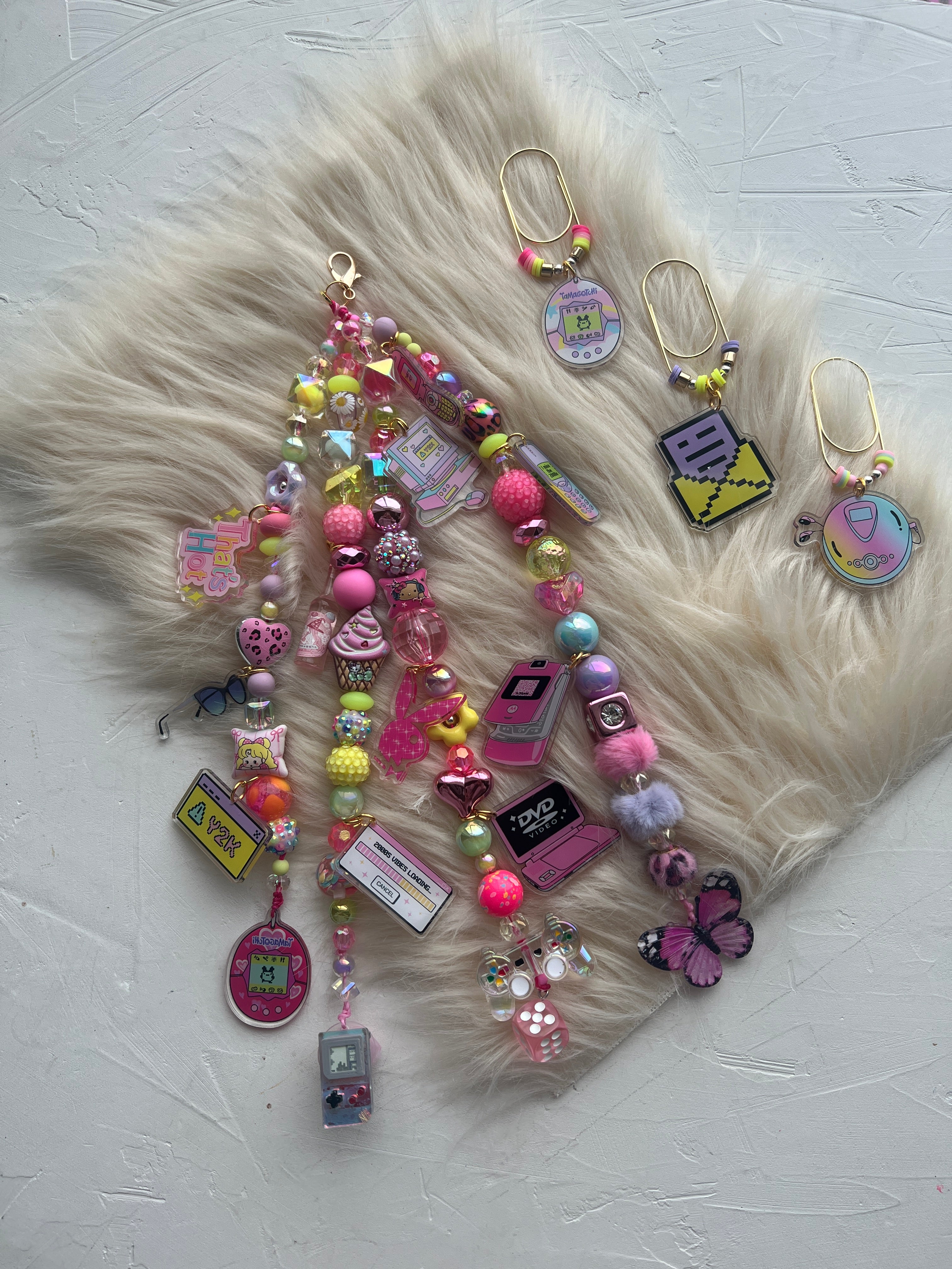 4-Strand Luxe Charm | Statement Planner & Purse Charm