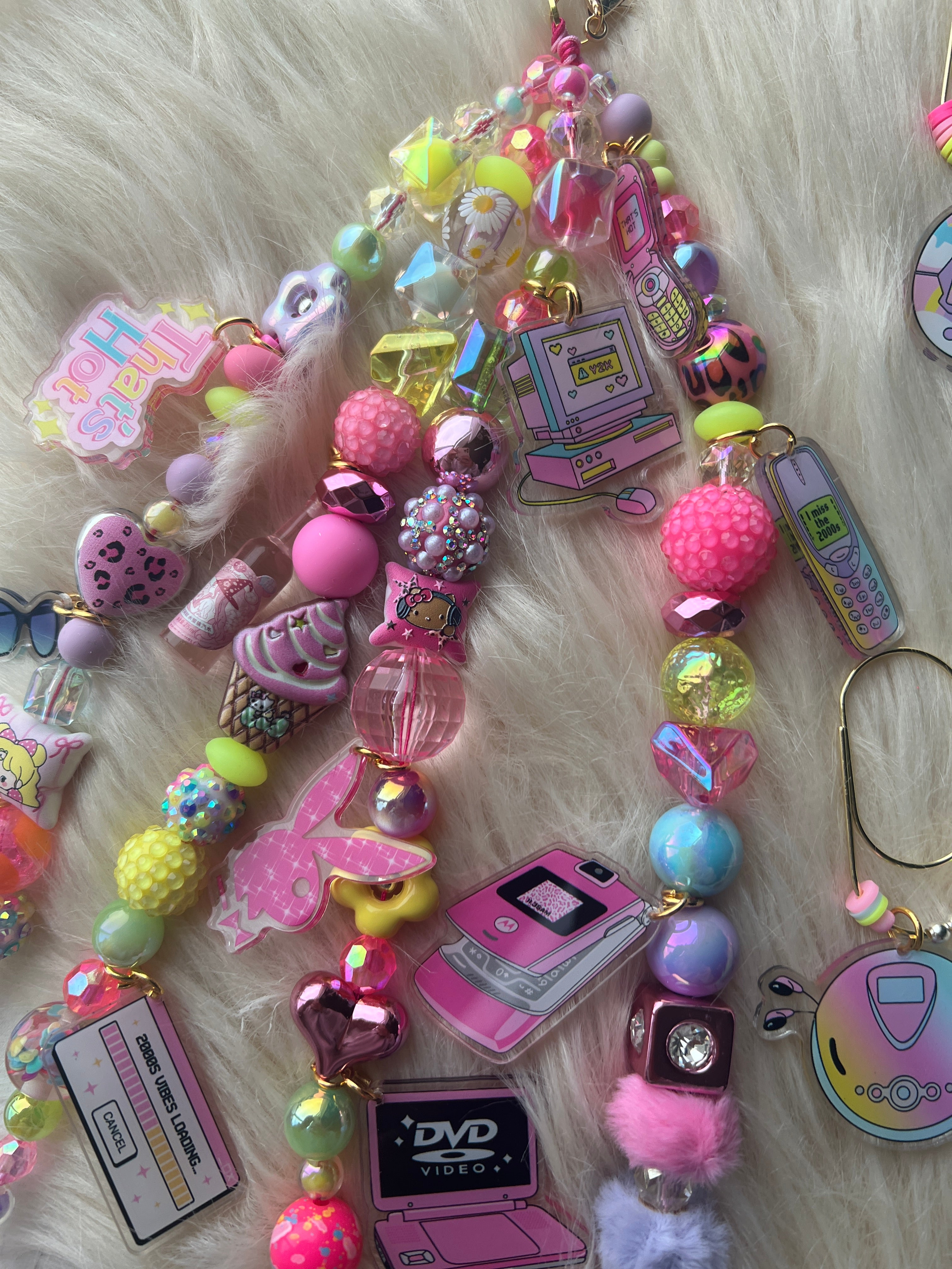 4-Strand Luxe Charm | Statement Planner & Purse Charm