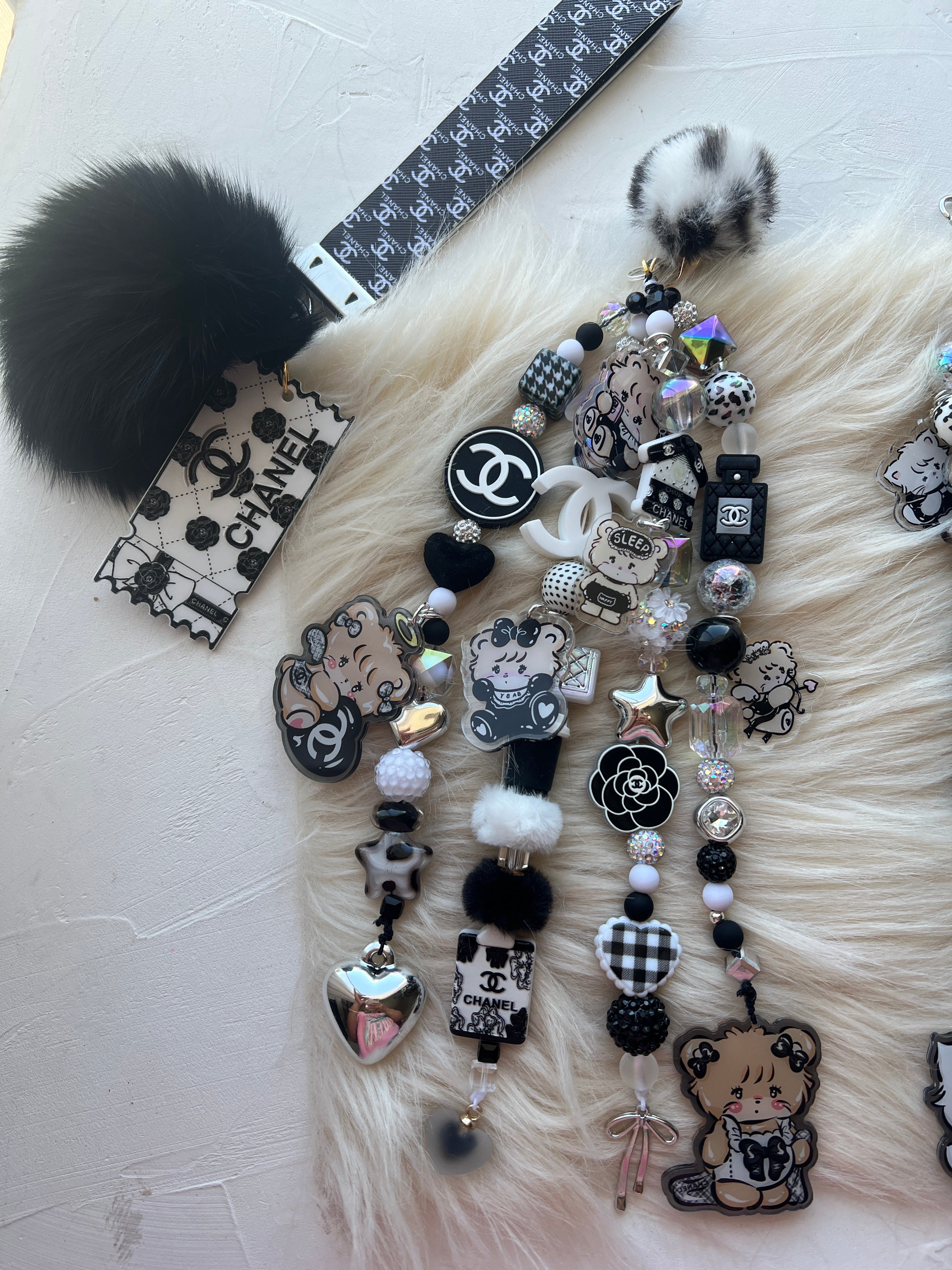 4-Strand Luxe Charm | Statement Planner & Purse Charm