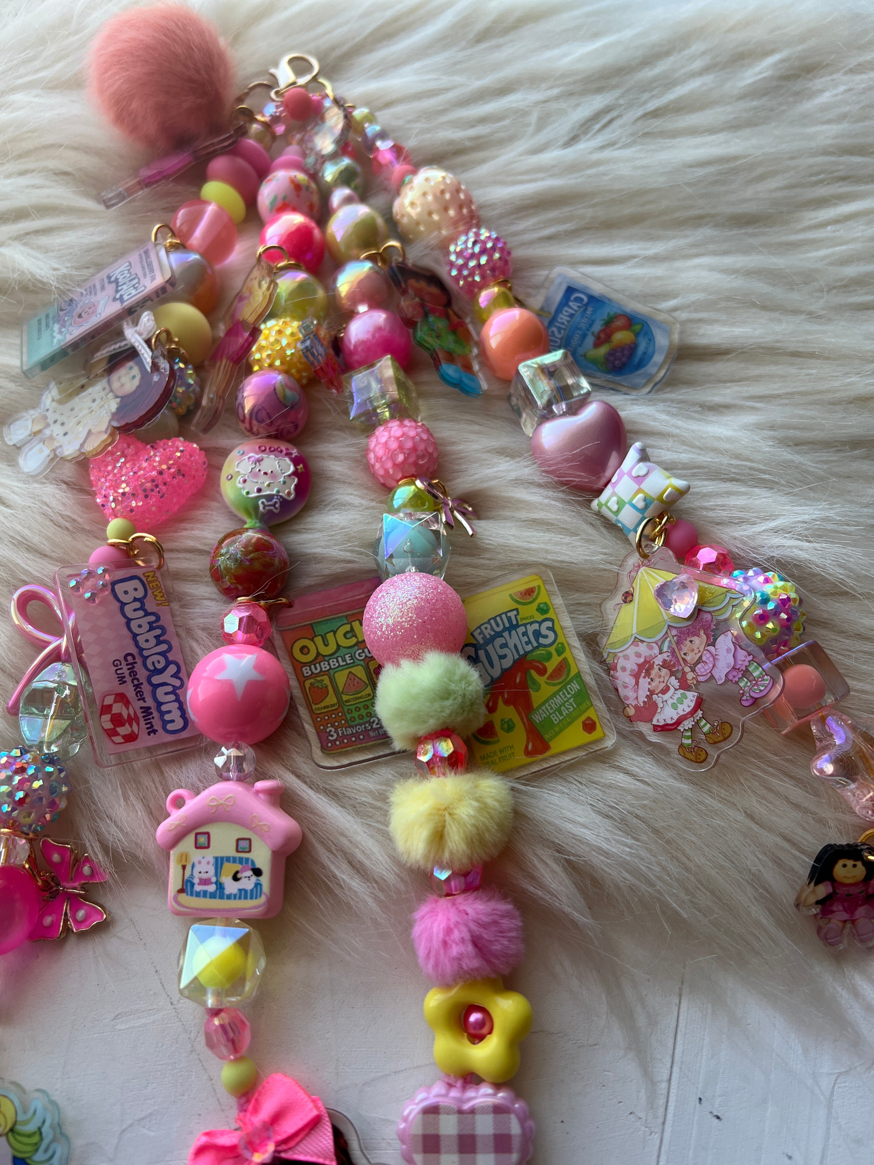 4-Strand Luxe Charm | Statement Planner & Purse Charm