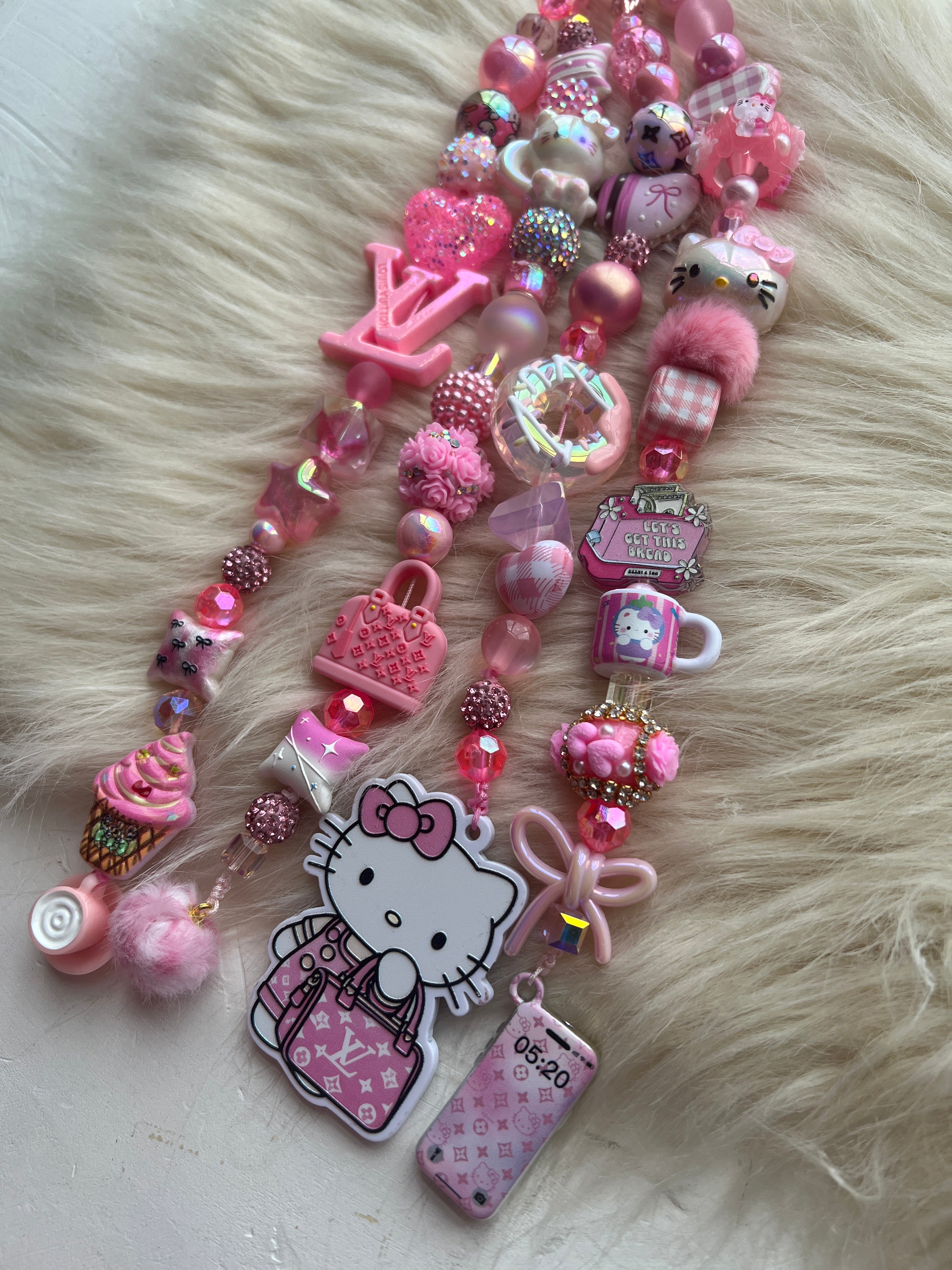 4-Strand Luxe Charm | Statement Planner & Purse Charm