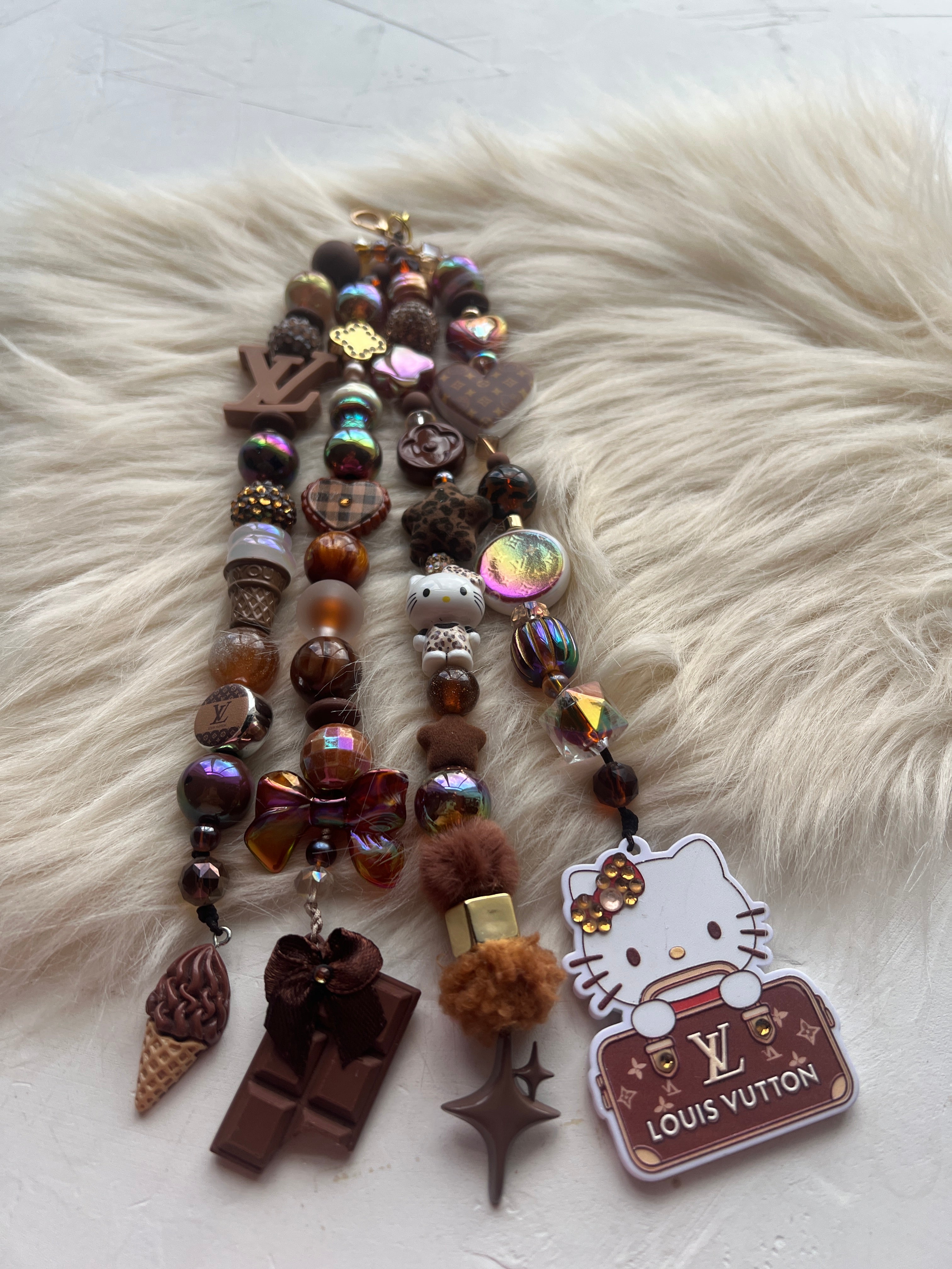4-Strand Luxe Charm | Statement Planner & Purse Charm
