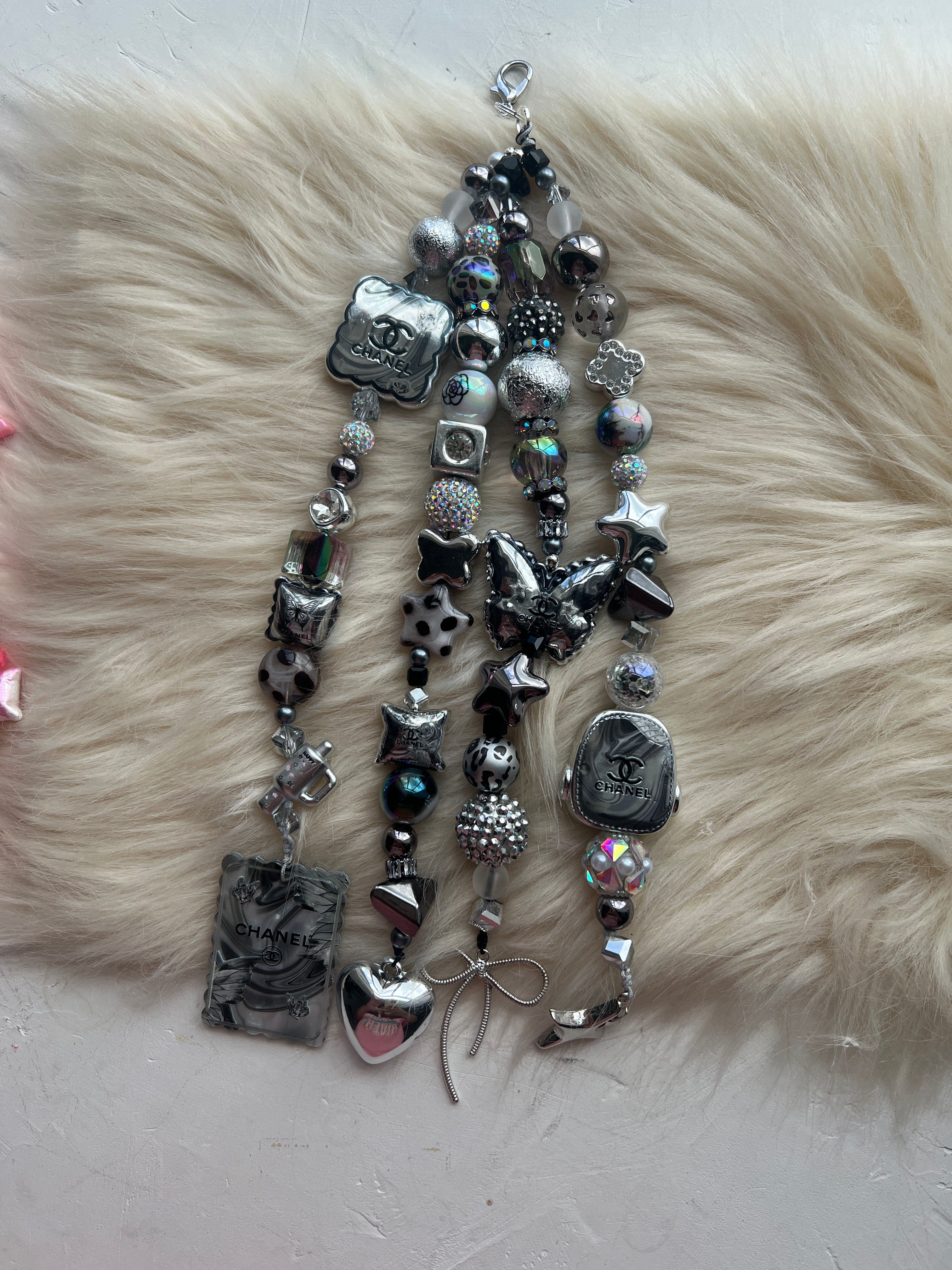 4-Strand Luxe Charm | Statement Planner & Purse Charm