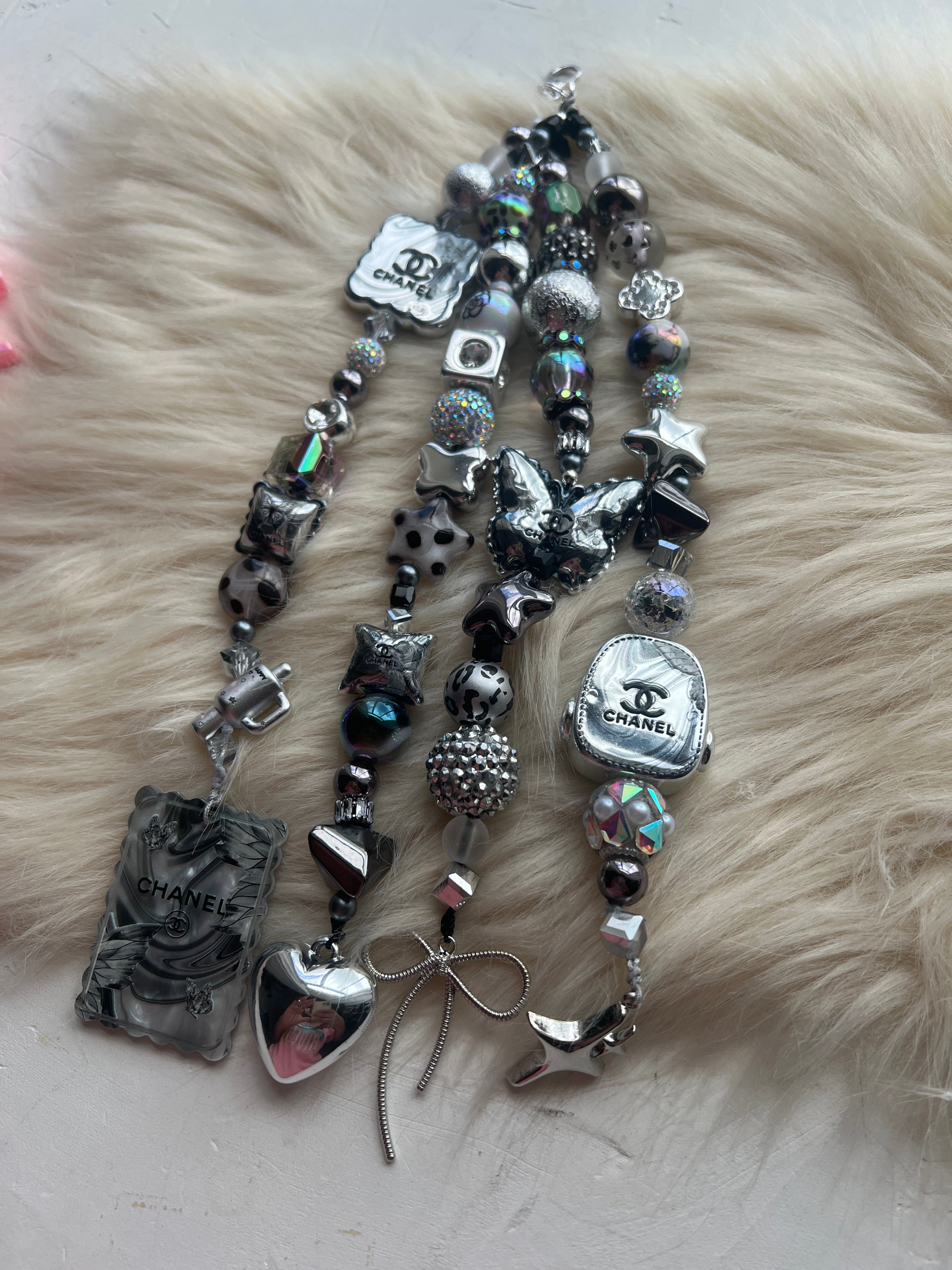 4-Strand Luxe Charm | Statement Planner & Purse Charm