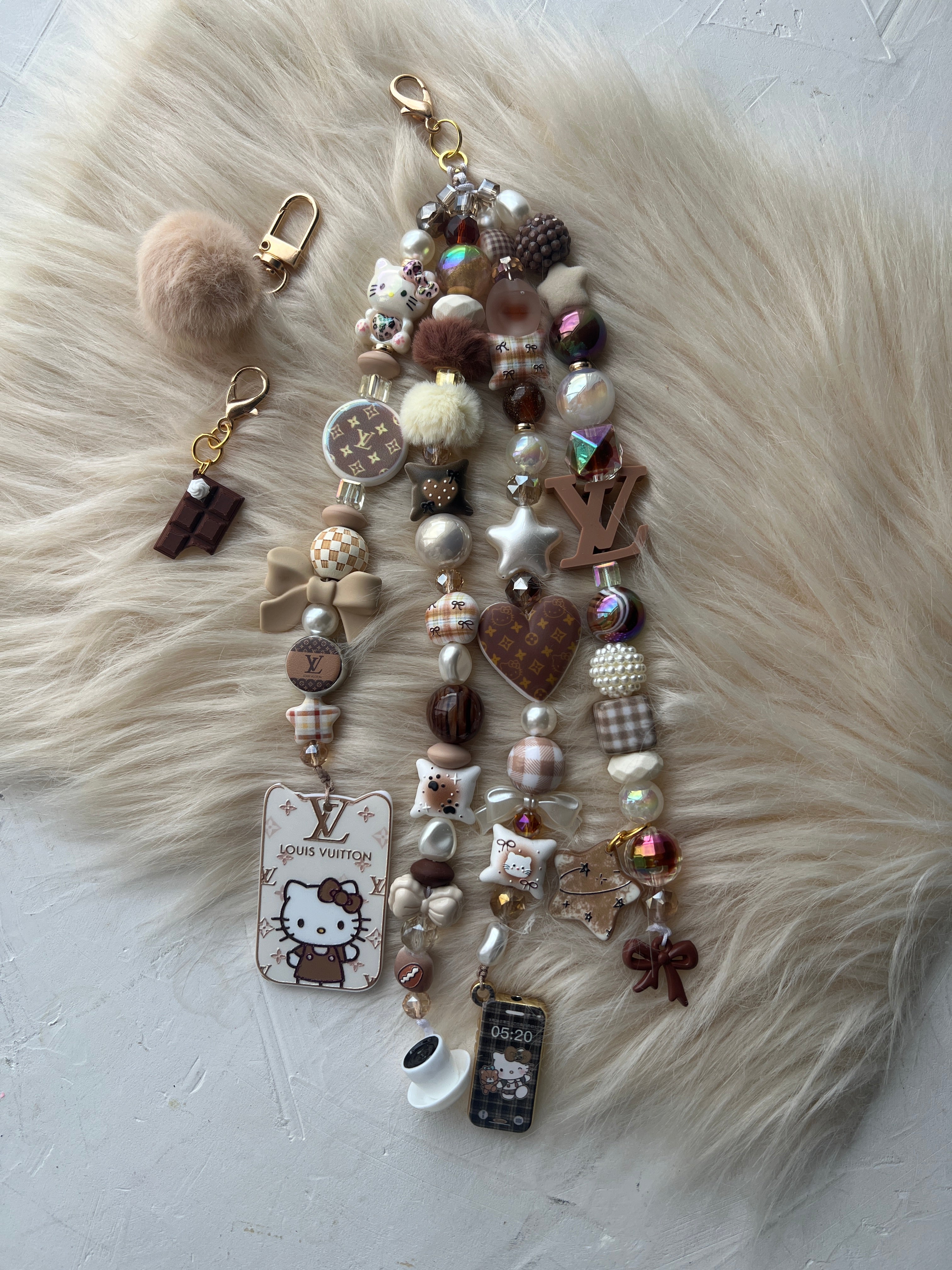 4-Strand Luxe Charm | Statement Planner & Purse Charm