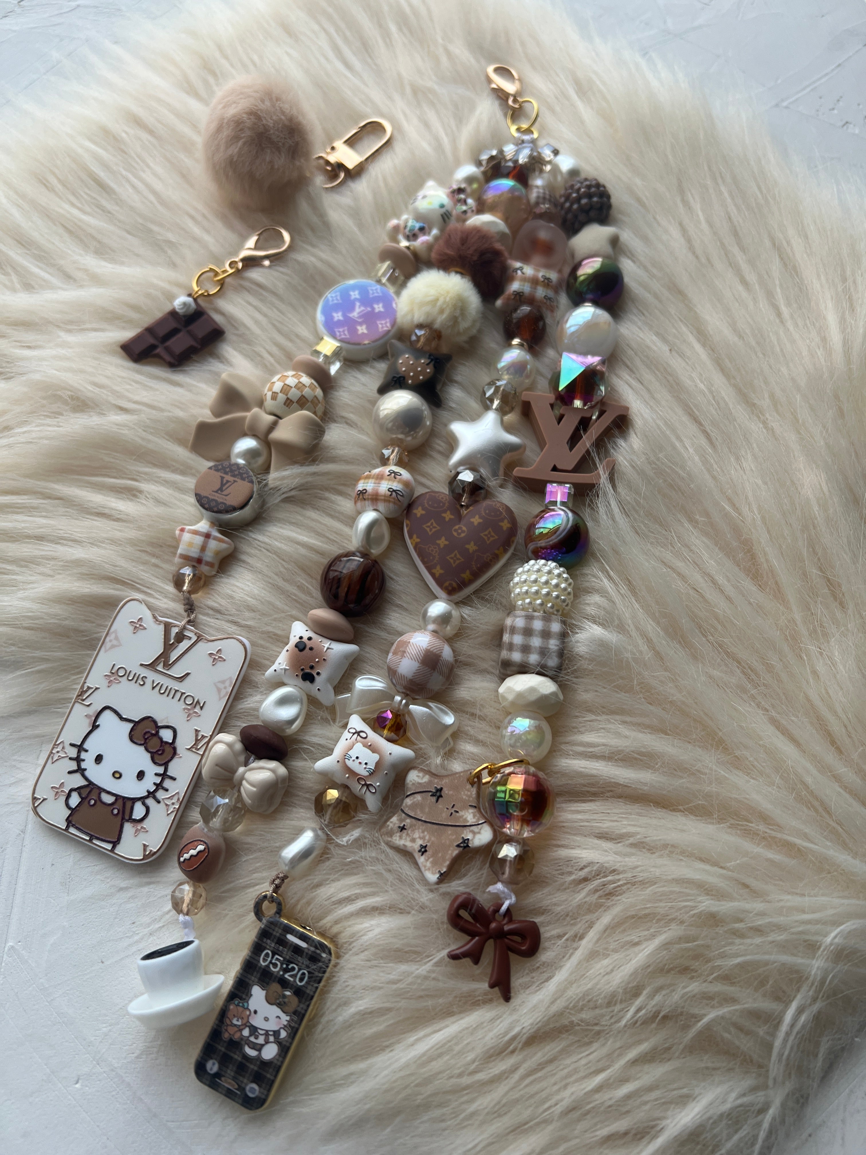 4-Strand Luxe Charm | Statement Planner & Purse Charm