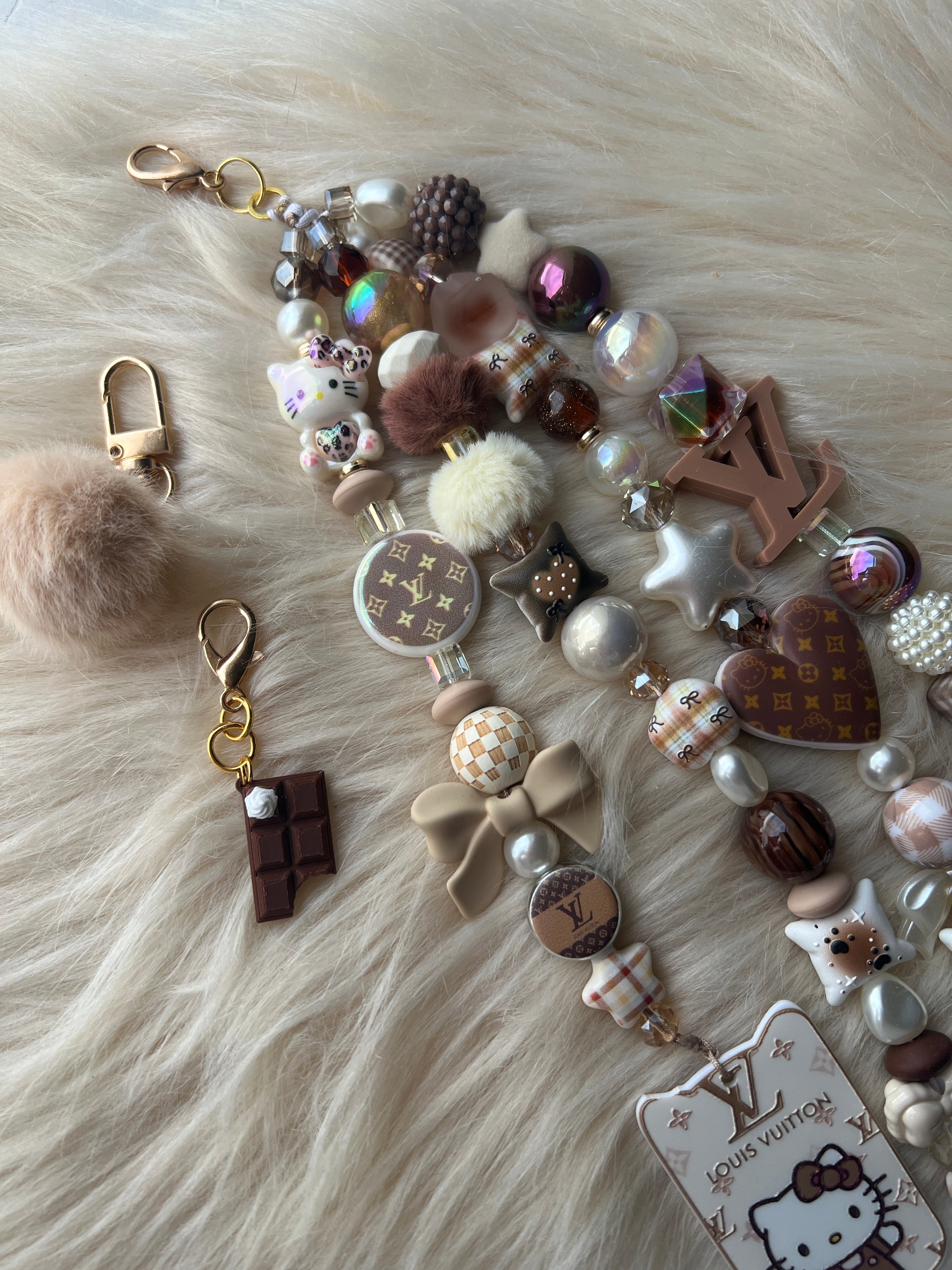 4-Strand Luxe Charm | Statement Planner & Purse Charm