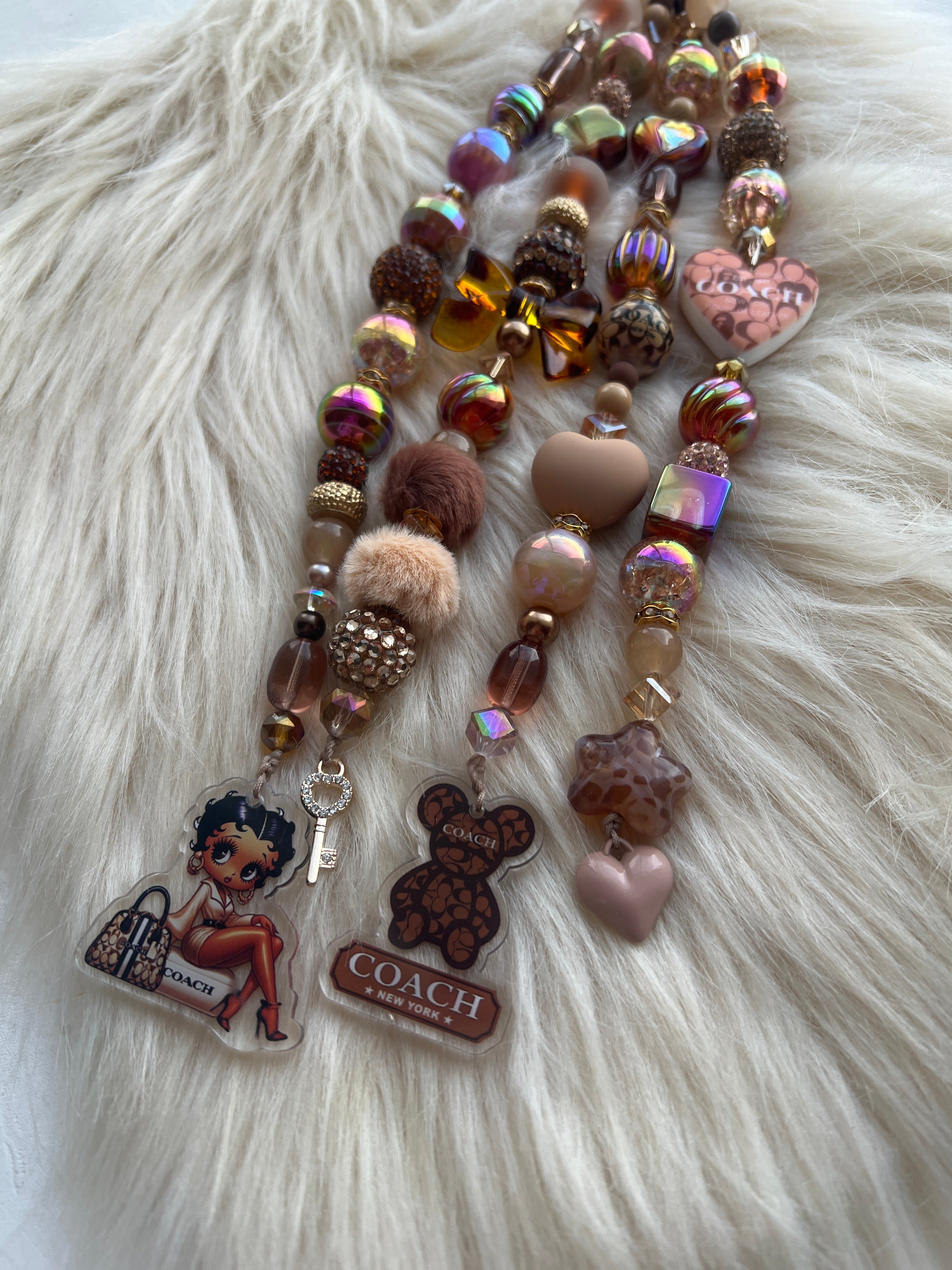 4-Strand Luxe Charm | Statement Planner & Purse Charm