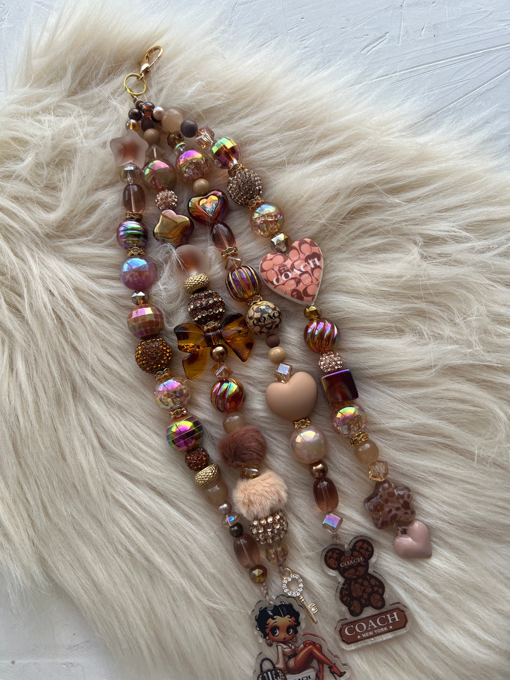 4-Strand Luxe Charm | Statement Planner & Purse Charm