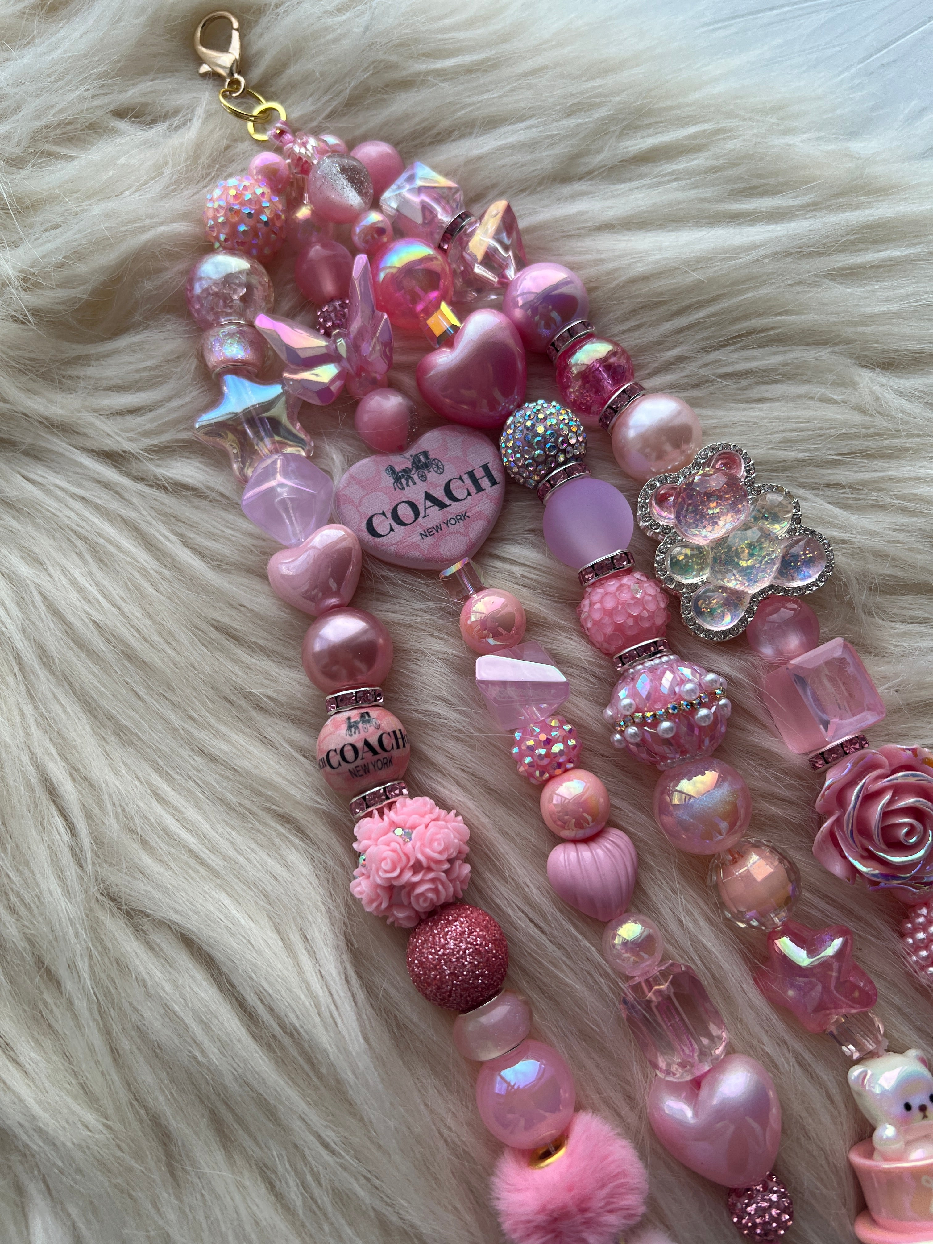 4-Strand Luxe Charm | Statement Planner & Purse Charm