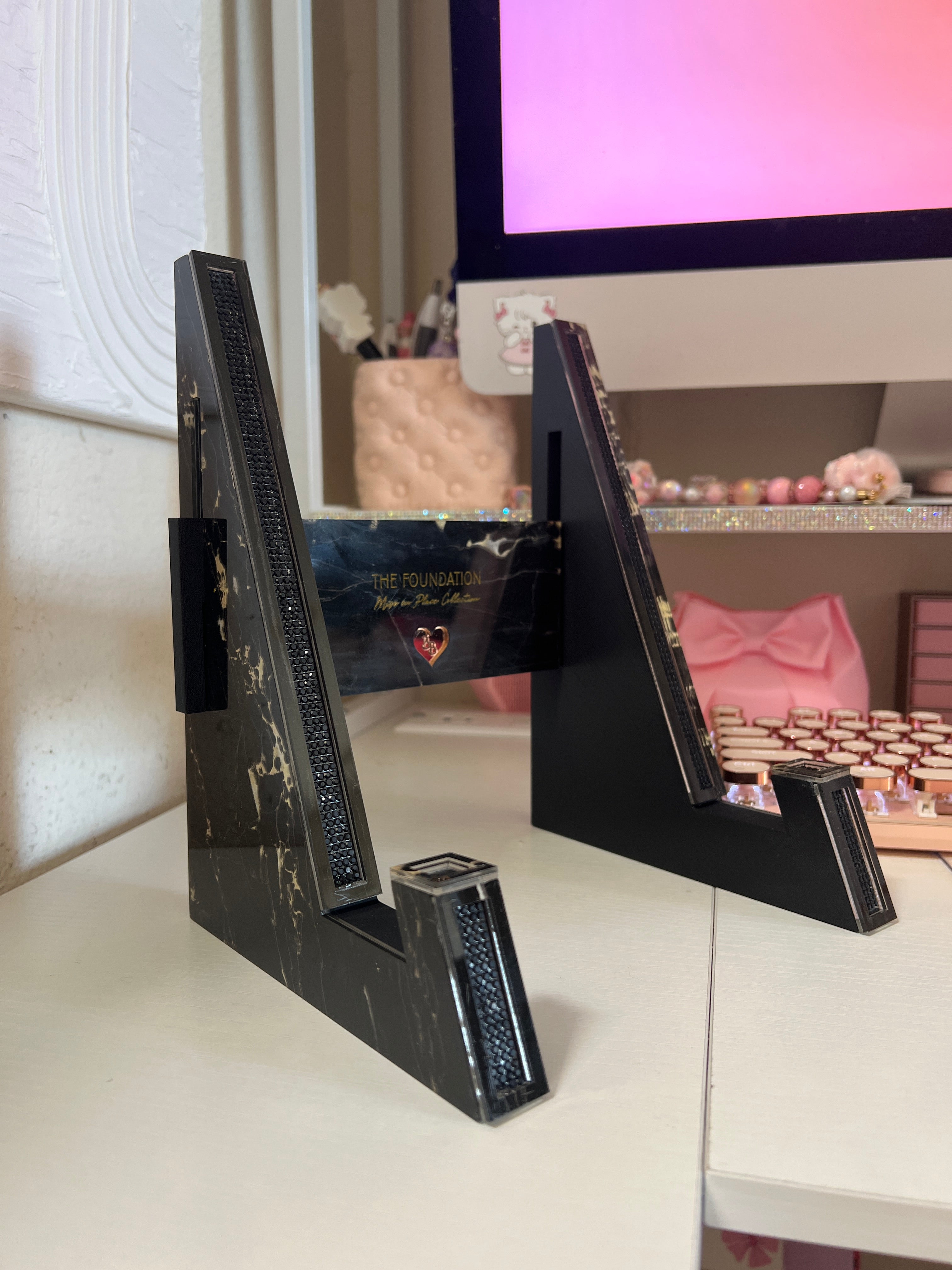 The Foundation — Bible & Planner Stand | Luxe Desk & Vanity Display | Mise en Place Collection