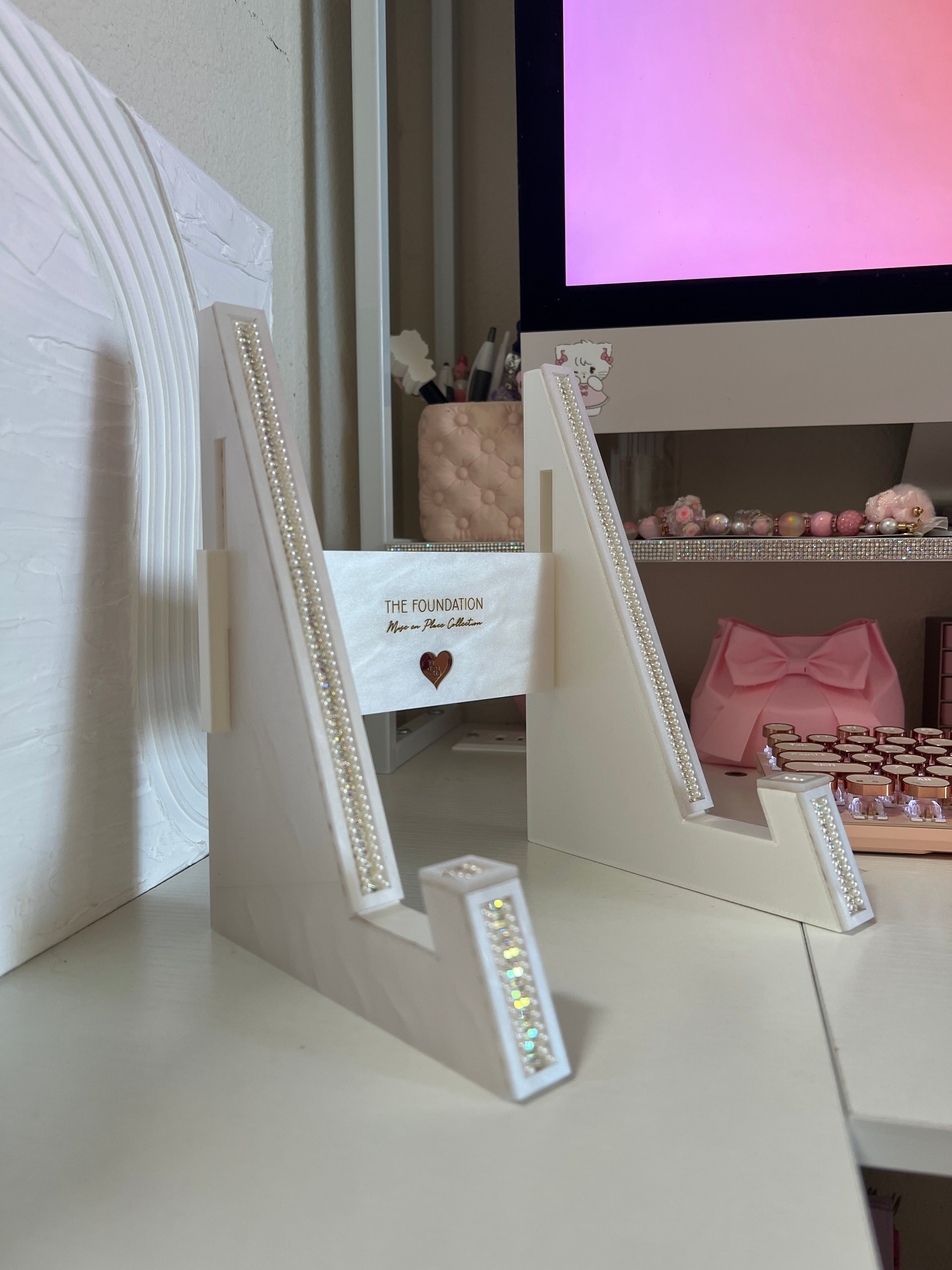 The Foundation — Bible & Planner Stand | Luxe Desk & Vanity Display | Mise en Place Collection