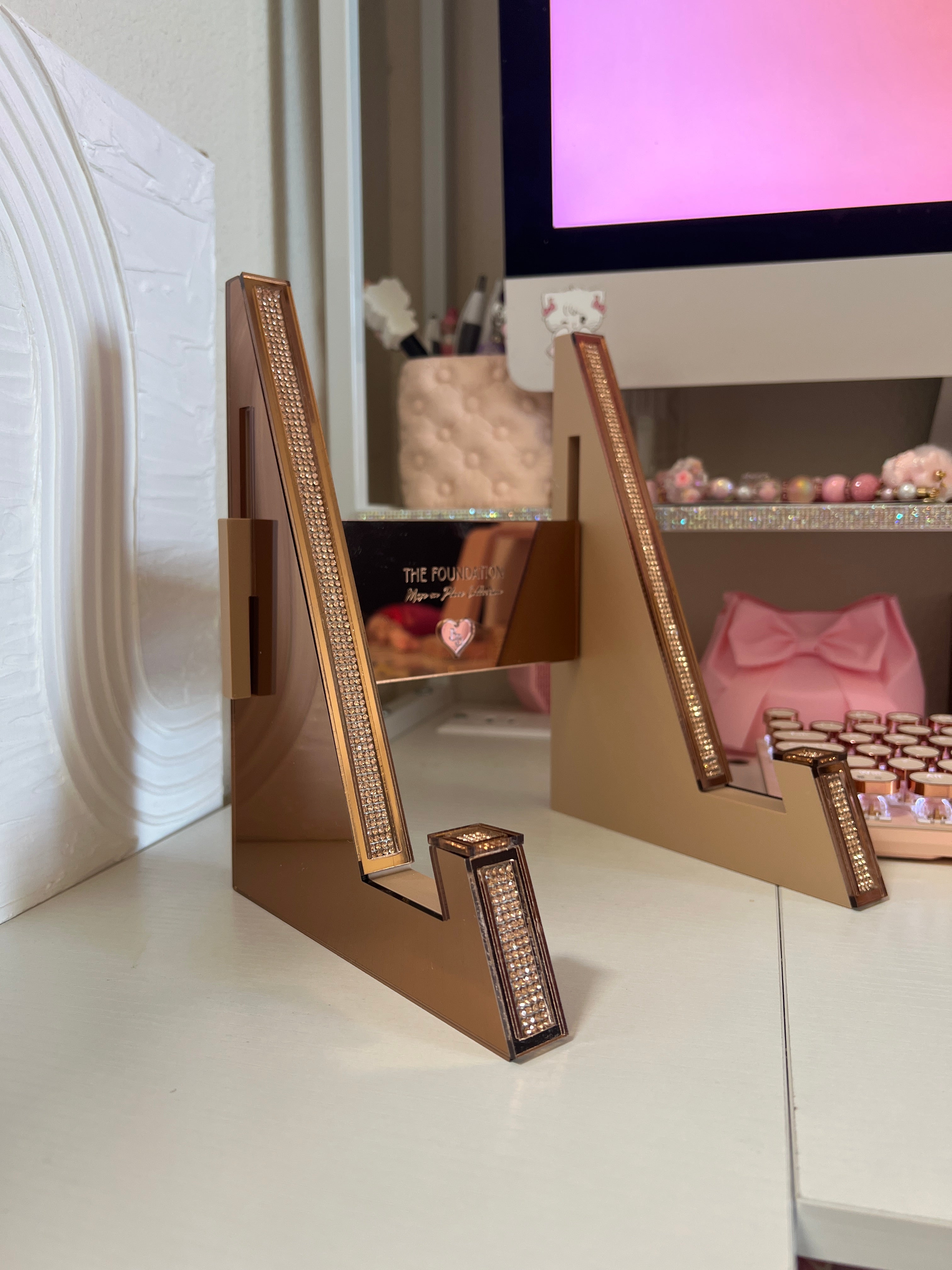 The Foundation — Bible & Planner Stand | Luxe Desk & Vanity Display | Mise en Place Collection