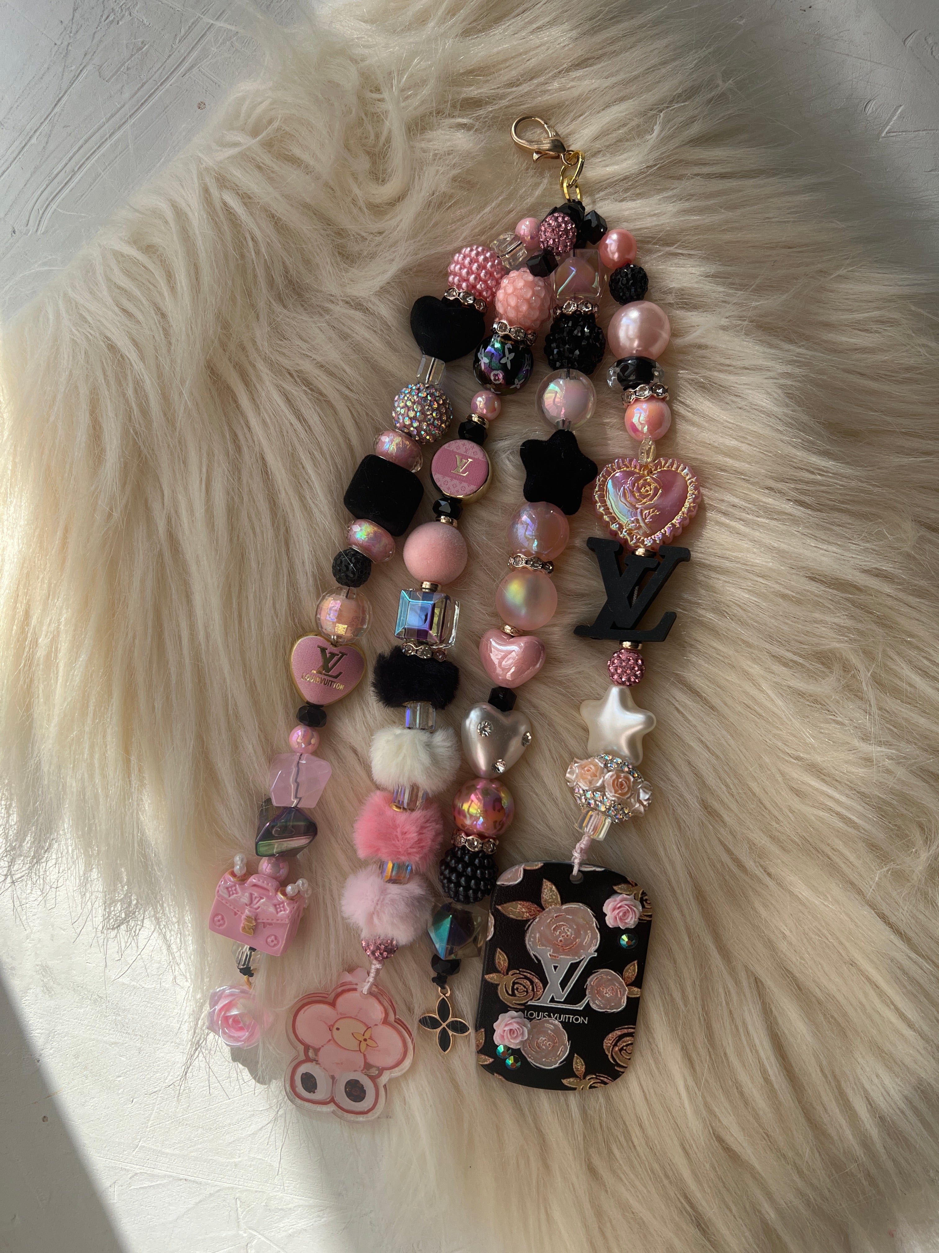 4-Strand Luxe Charm | Statement Planner & Purse Charm