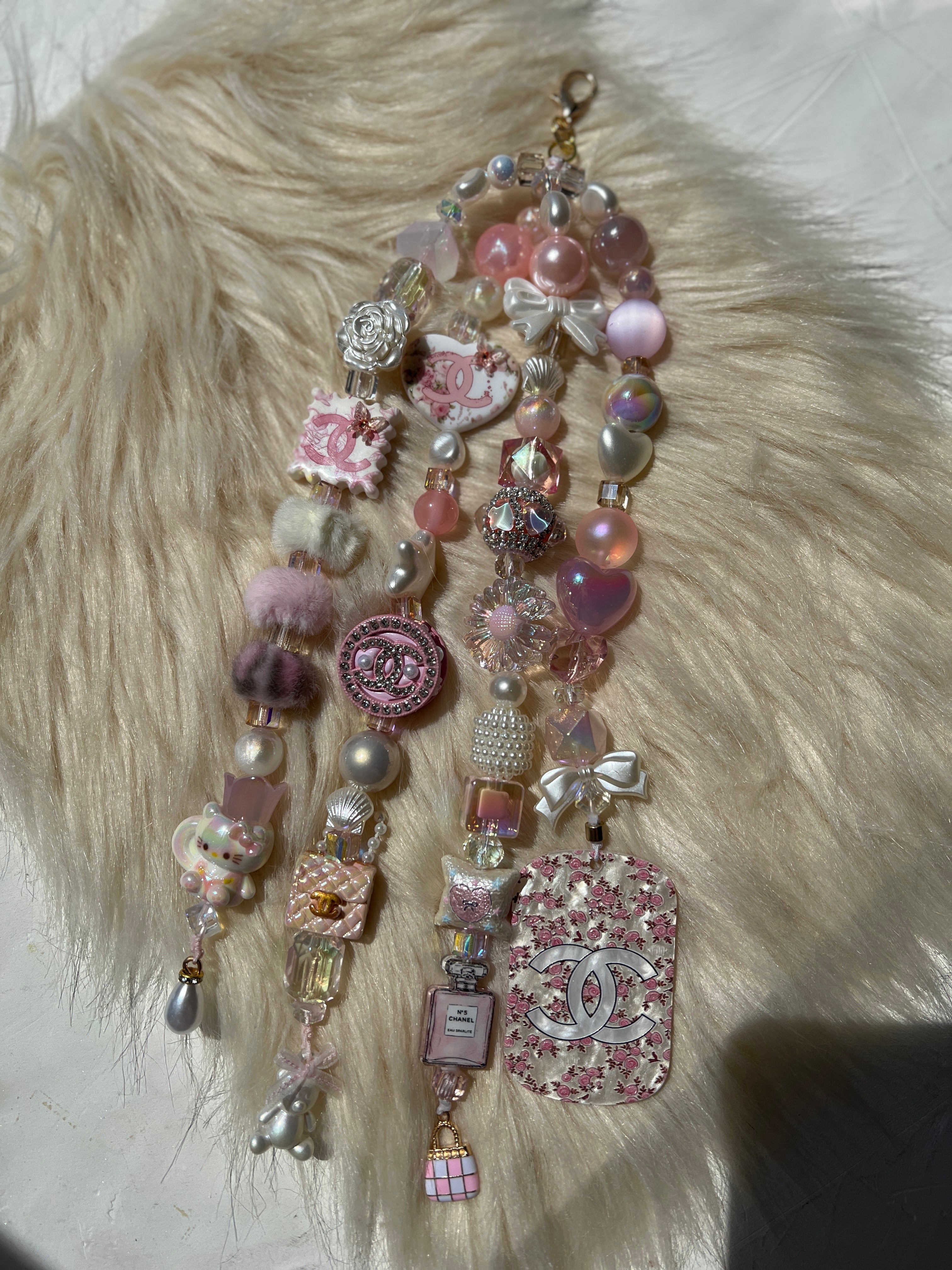 4-Strand Luxe Charm | Statement Planner & Purse Charm