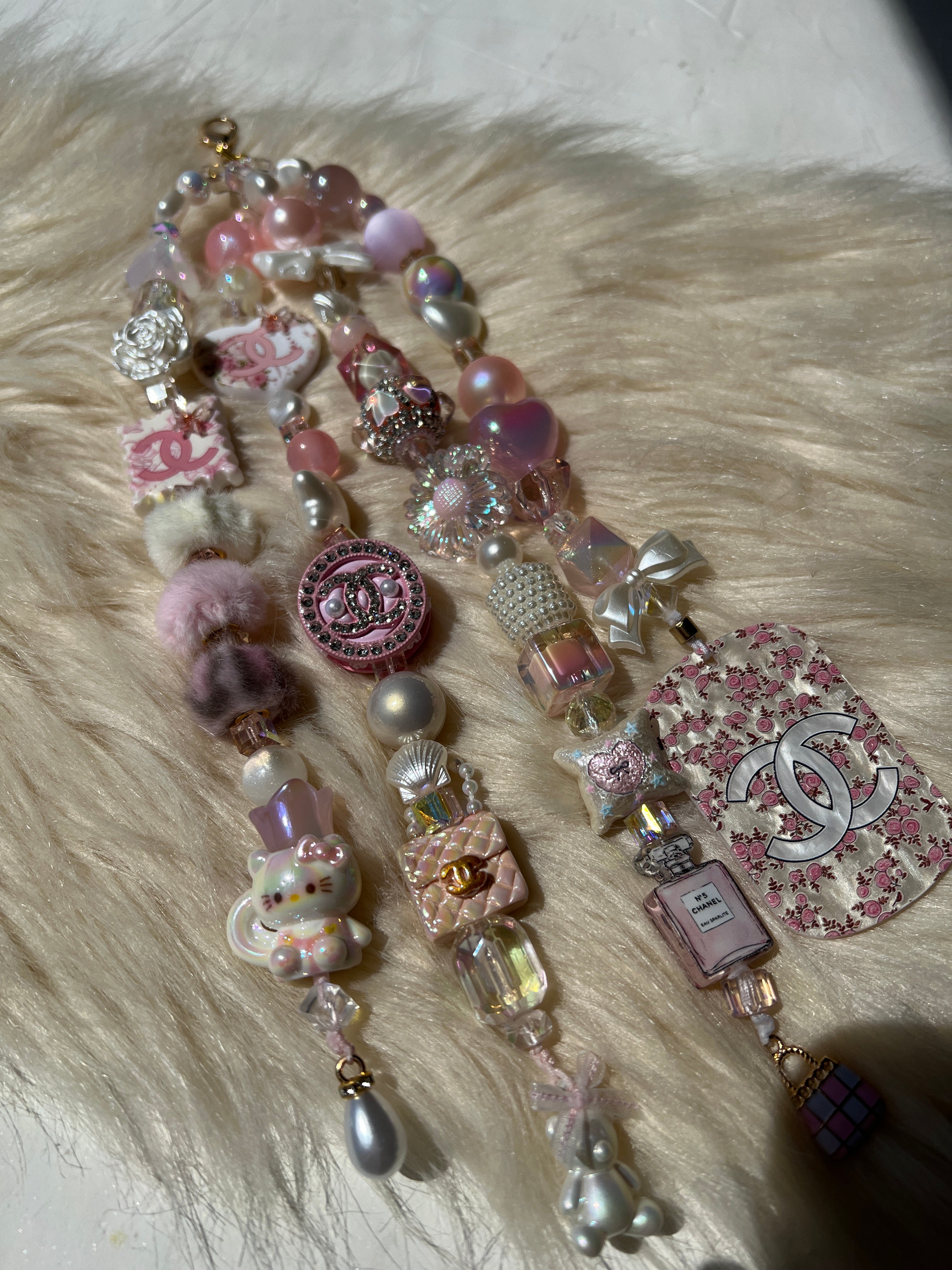 4-Strand Luxe Charm | Statement Planner & Purse Charm