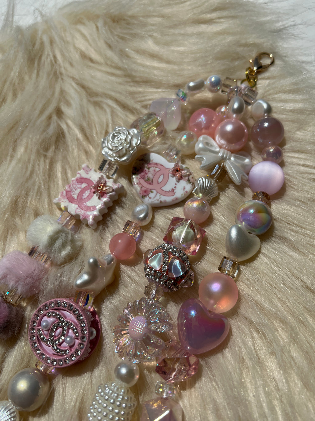 4-Strand Luxe Charm | Statement Planner & Purse Charm