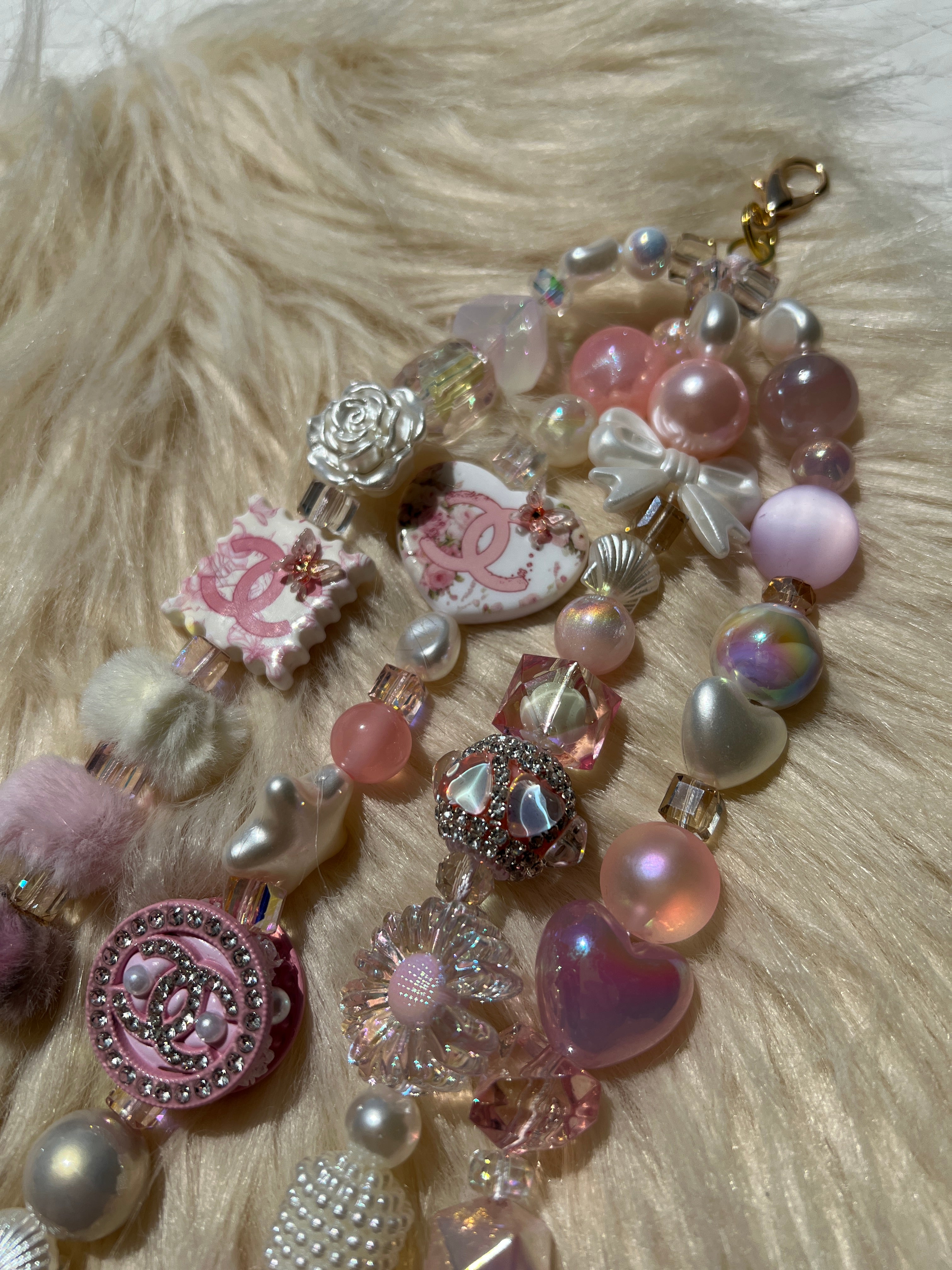 4-Strand Luxe Charm | Statement Planner & Purse Charm
