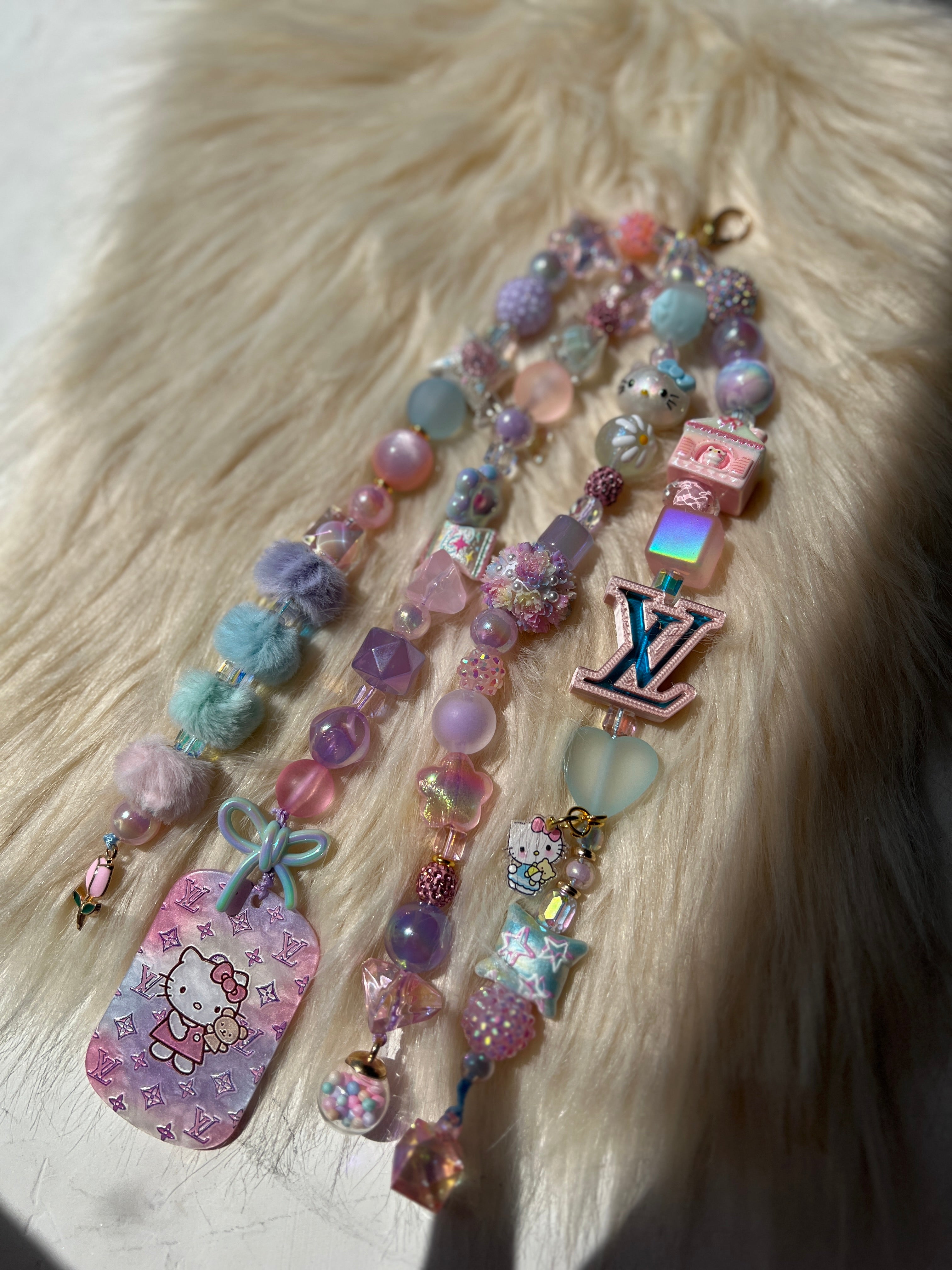 4-Strand Luxe Charm | Statement Planner & Purse Charm