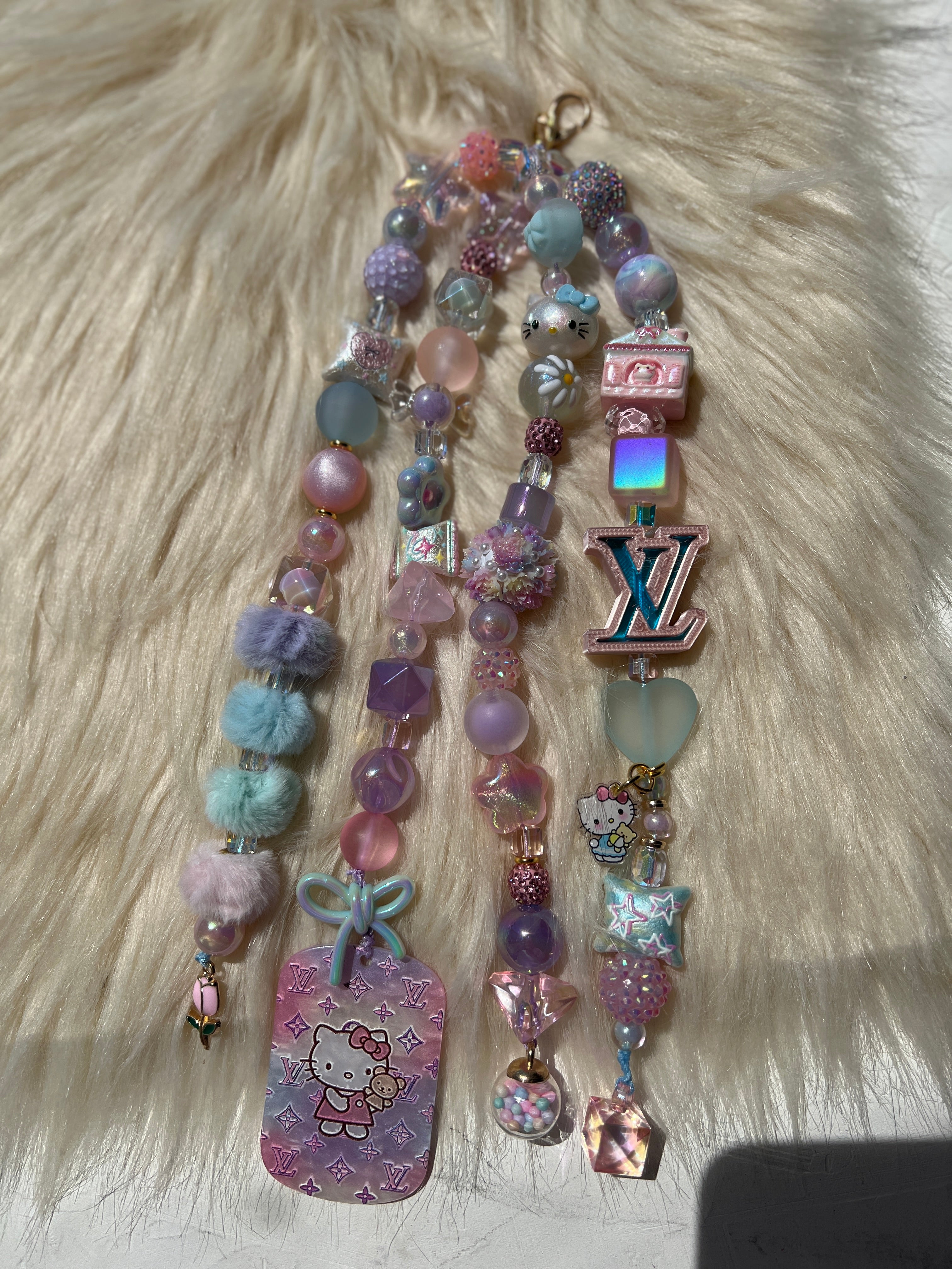 4-Strand Luxe Charm | Statement Planner & Purse Charm