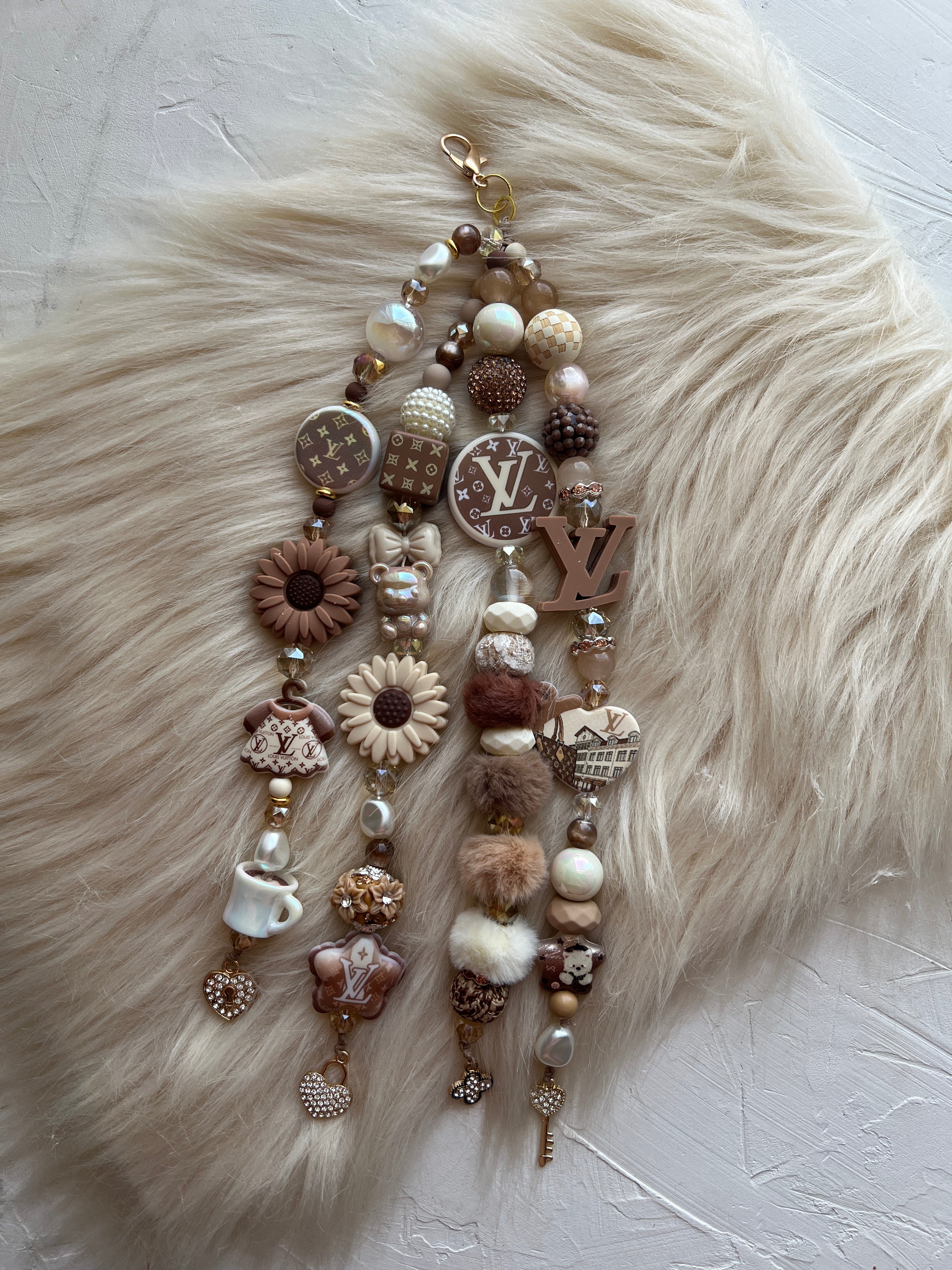 4-Strand Luxe Charm | Statement Planner & Purse Charm