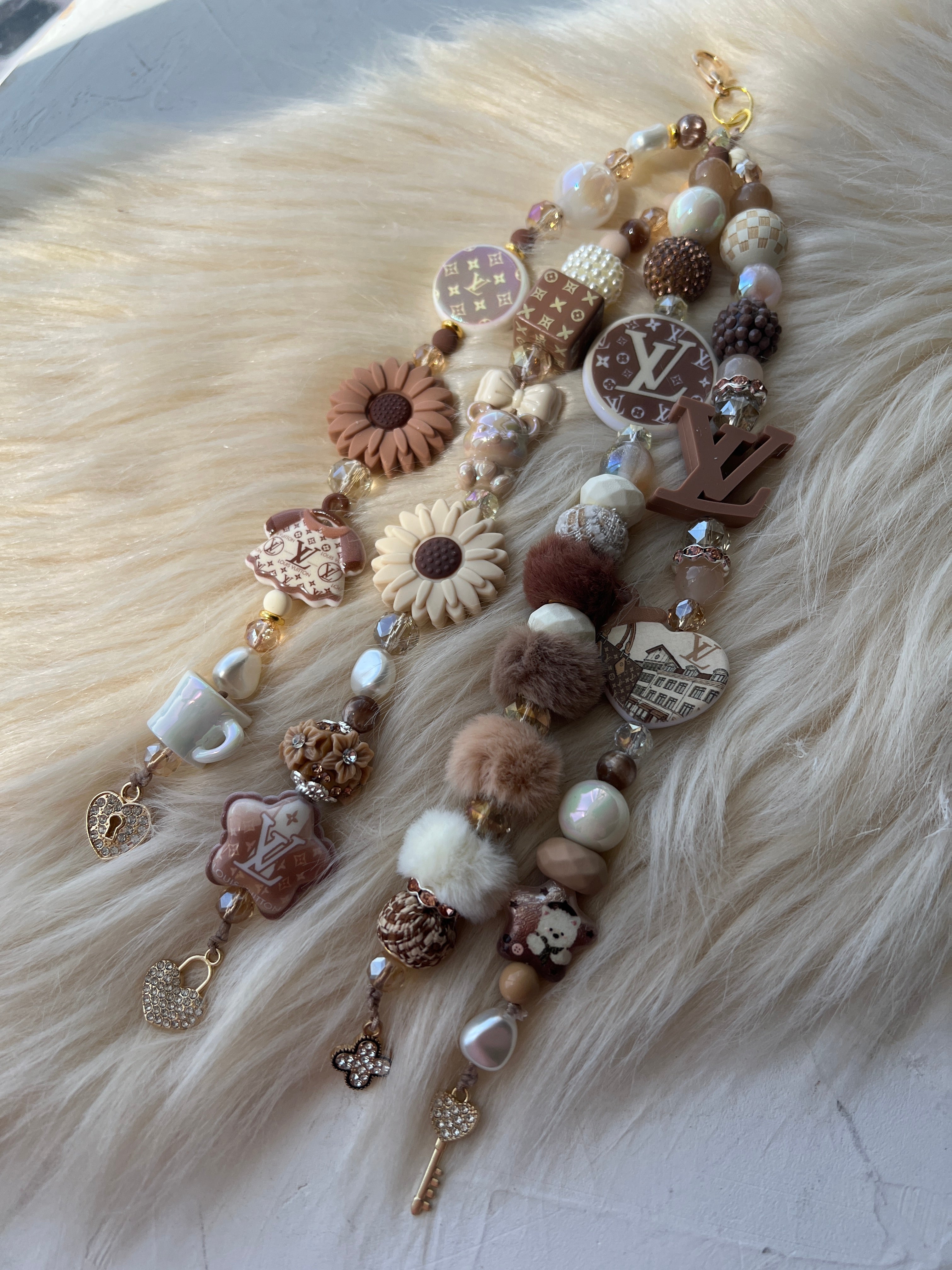 4-Strand Luxe Charm | Statement Planner & Purse Charm