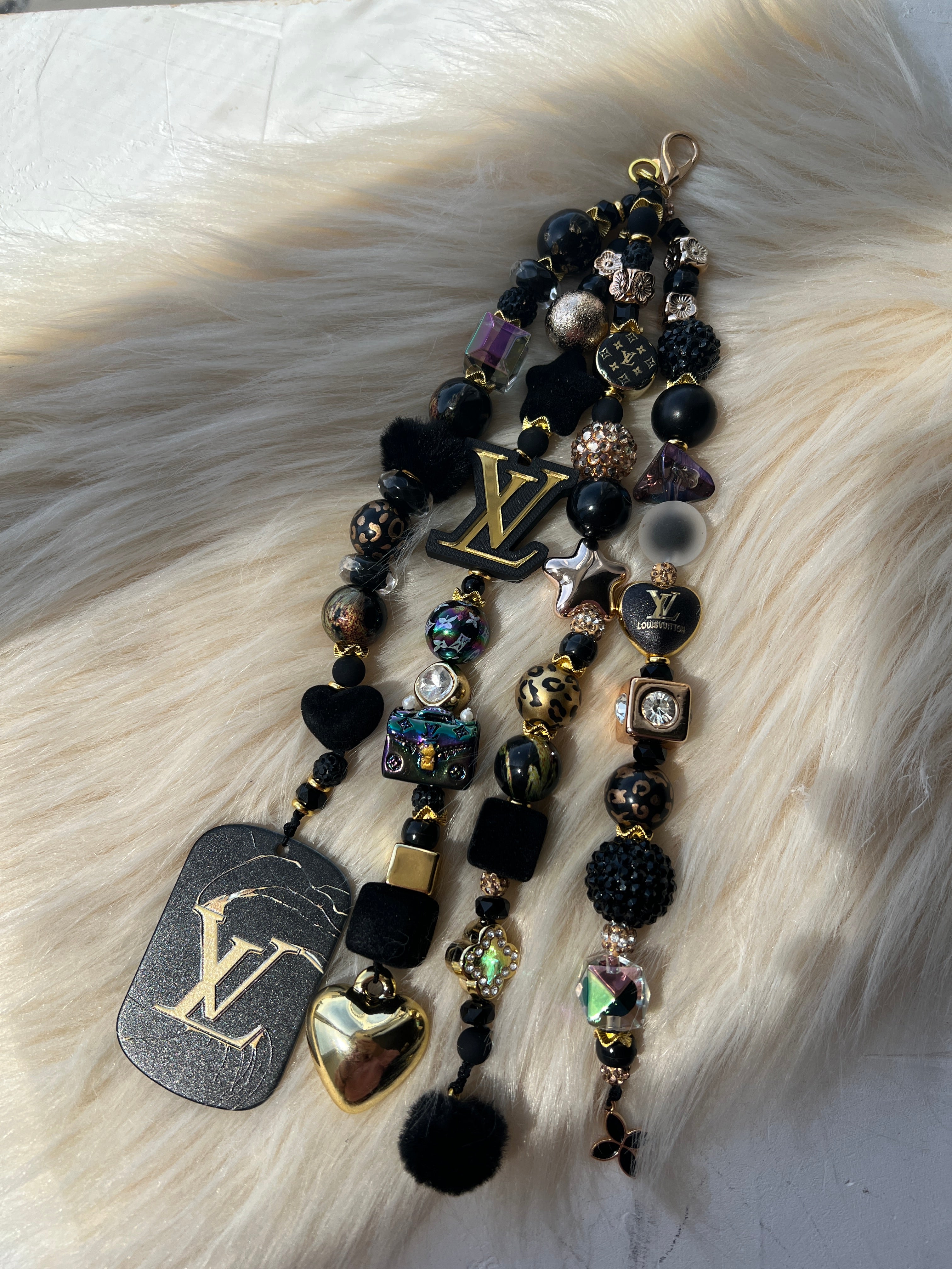 4-Strand Luxe Charm | Statement Planner & Purse Charm