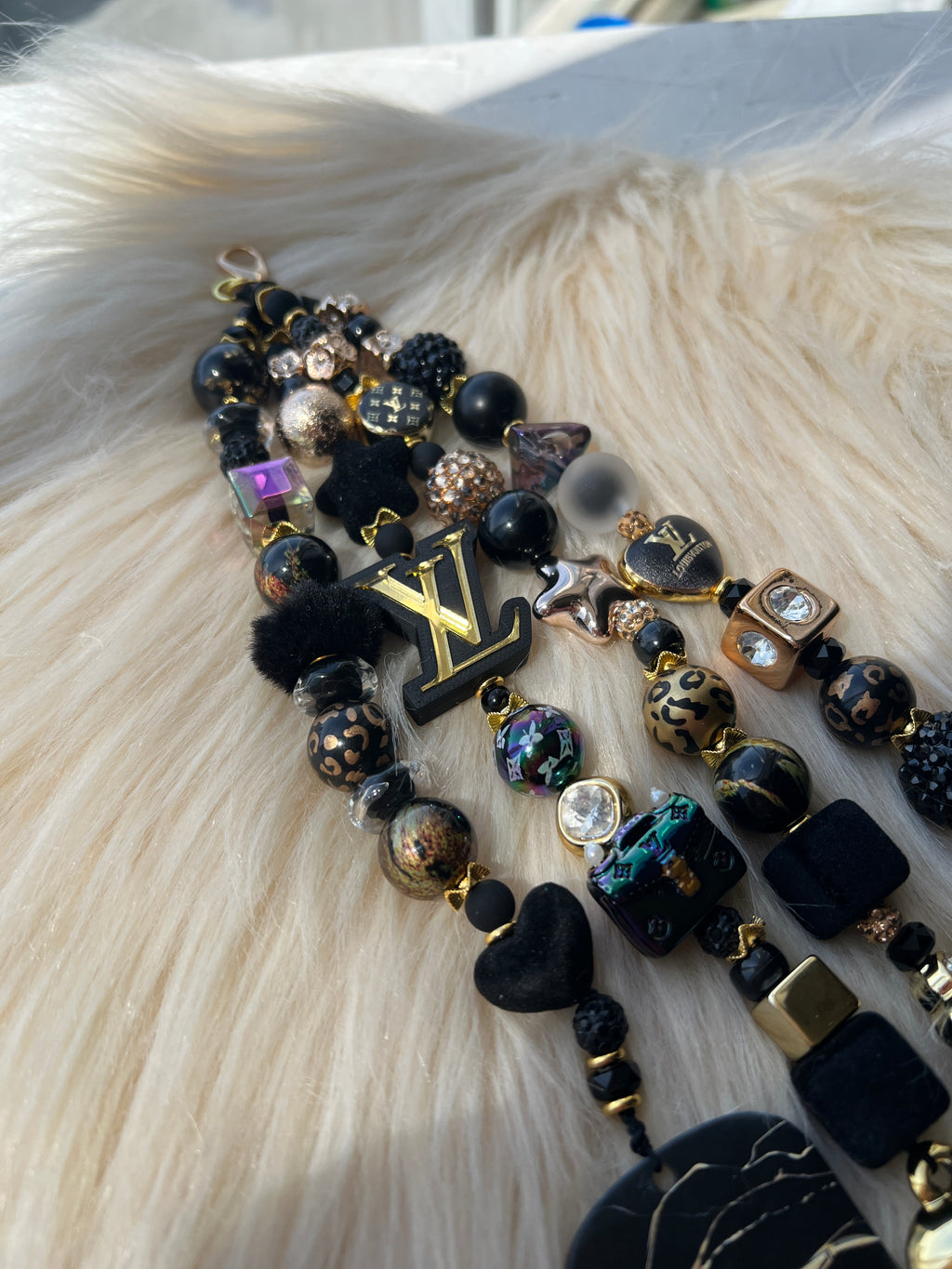 4-Strand Luxe Charm | Statement Planner & Purse Charm