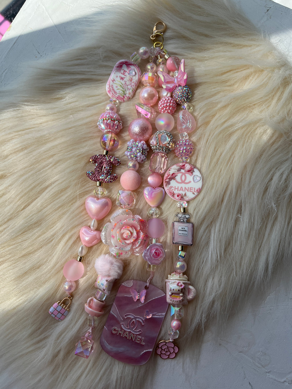 4-Strand Luxe Charm | Statement Planner & Purse Charm