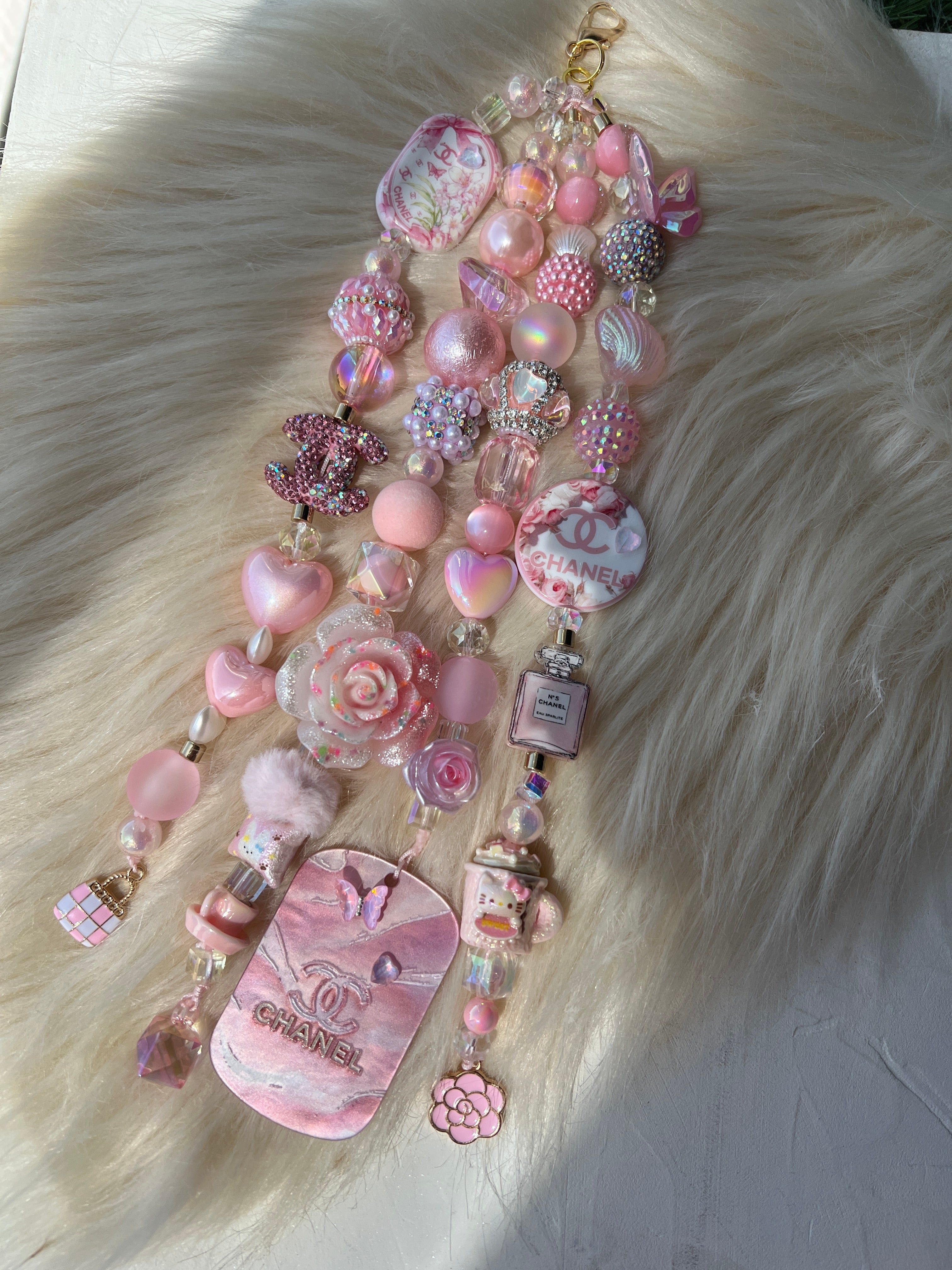 4-Strand Luxe Charm | Statement Planner & Purse Charm