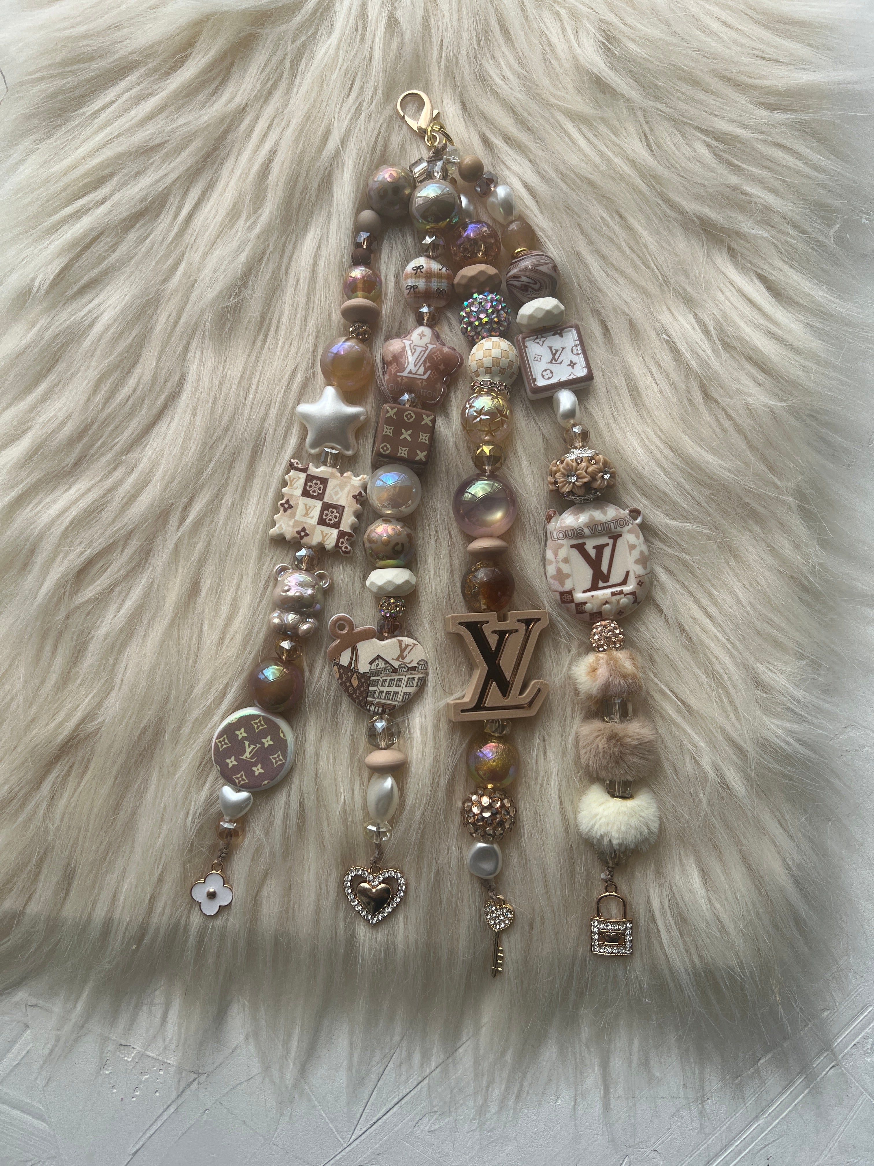 4-Strand Luxe Charm | Statement Planner & Purse Charm