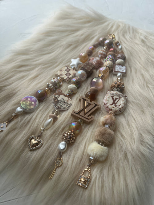 4-Strand Luxe Charm | Statement Planner & Purse Charm