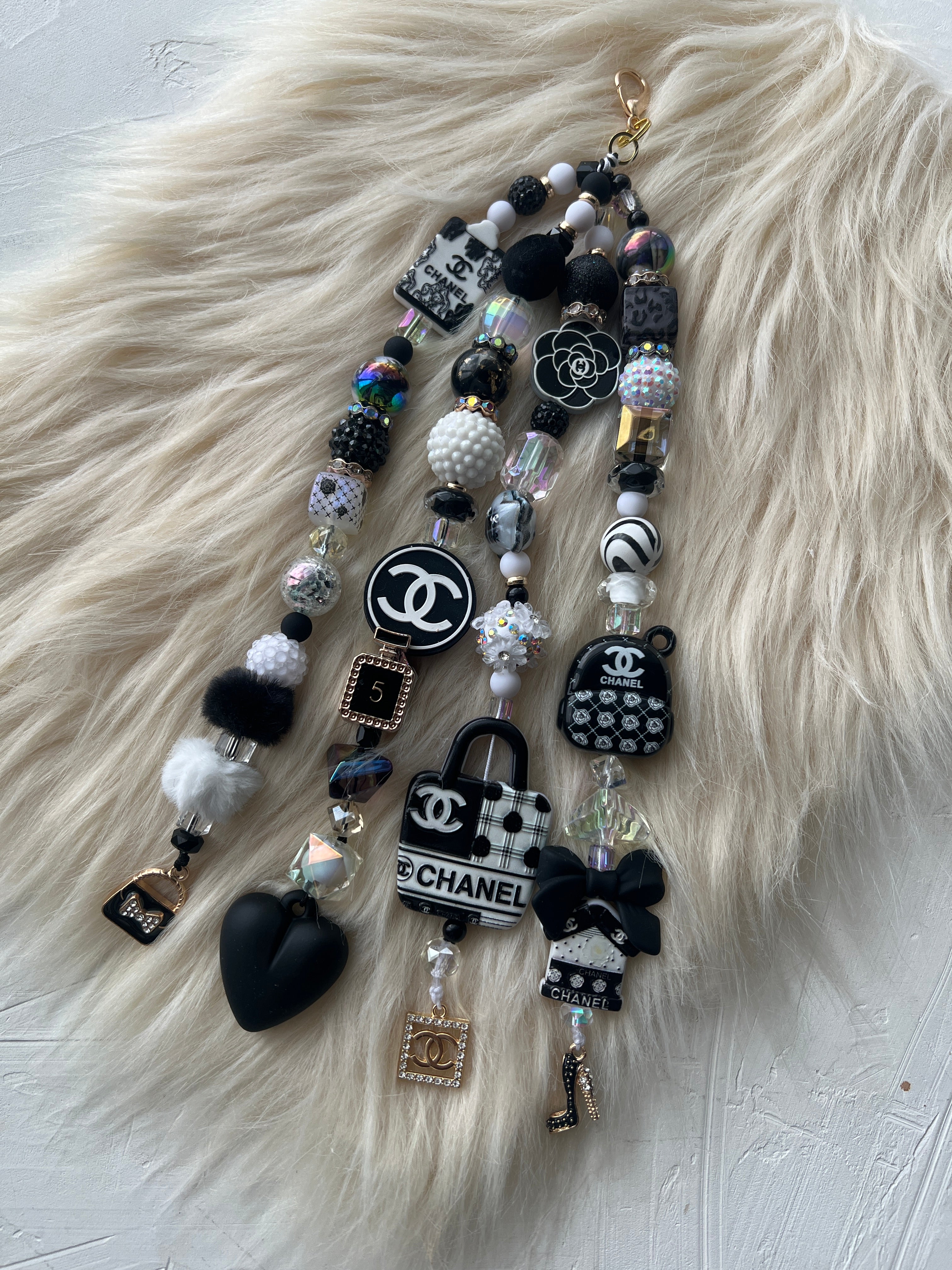 4-Strand Luxe Charm | Statement Planner & Purse Charm
