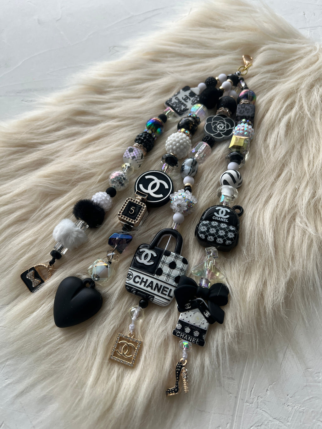 4-Strand Luxe Charm | Statement Planner & Purse Charm